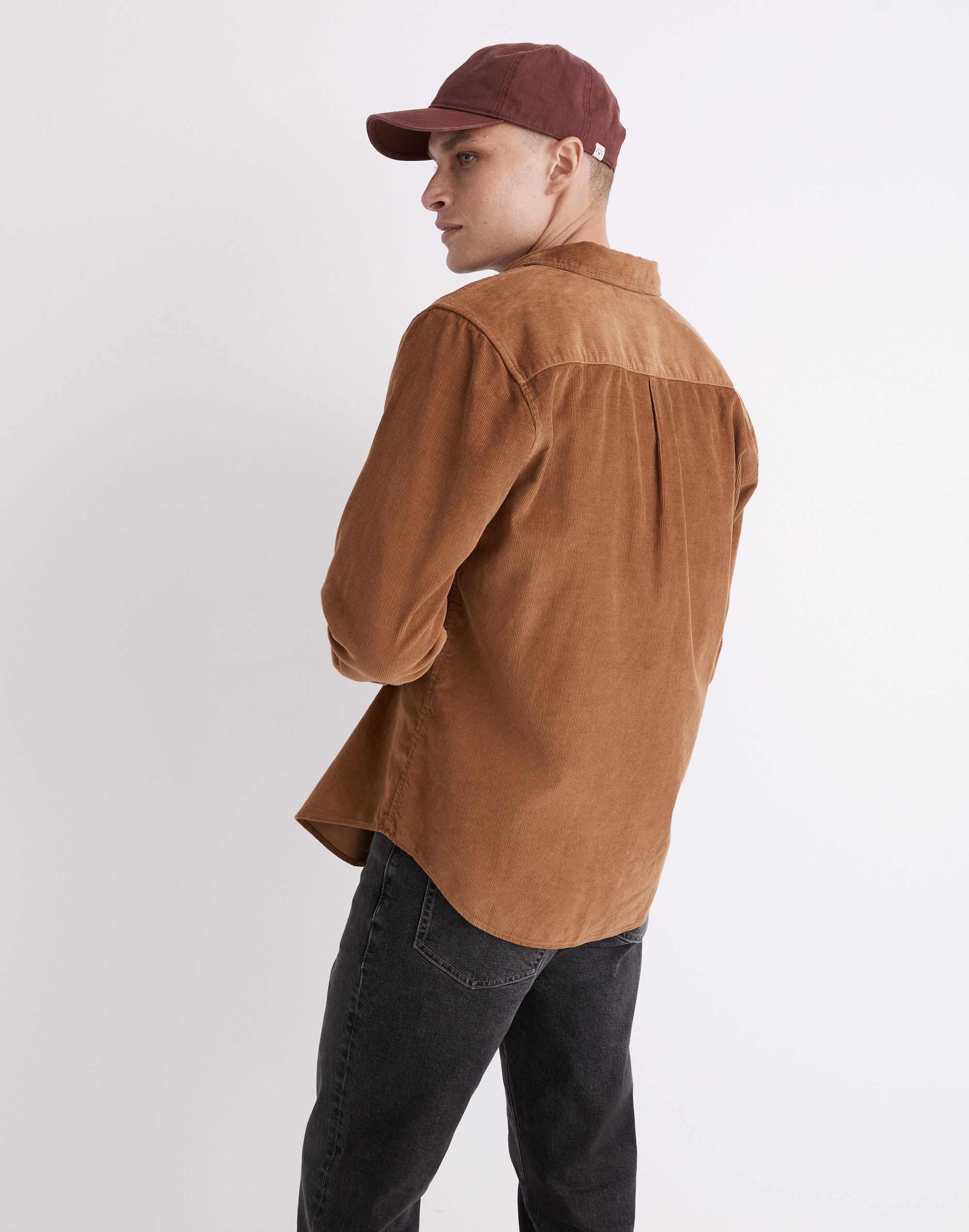 Corduroy Perfect Long-Sleeve Shirt | Madewell