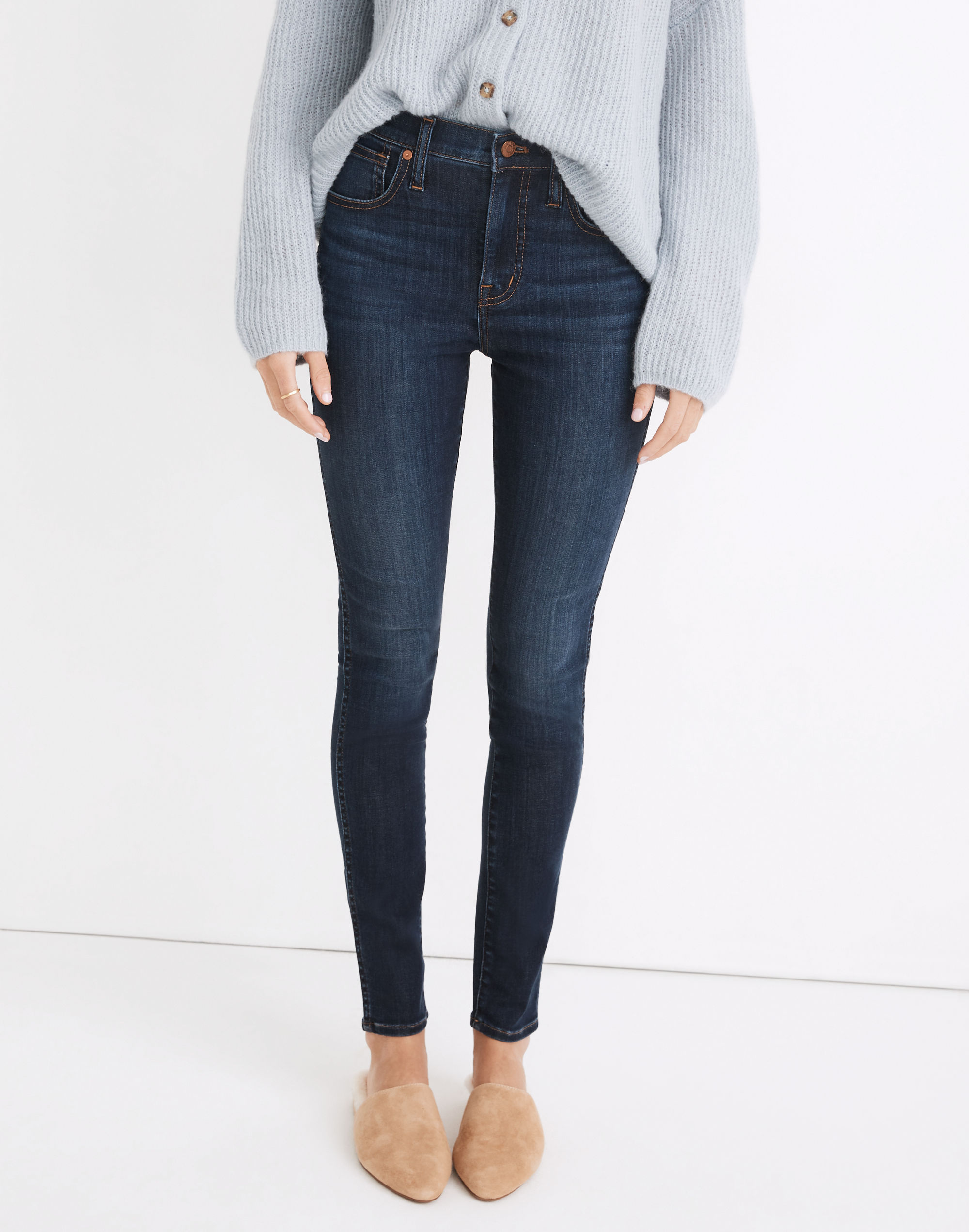 10" High-Rise Skinny Jeans Woodland Wash: TENCEL™ Denim Edition | Madewell