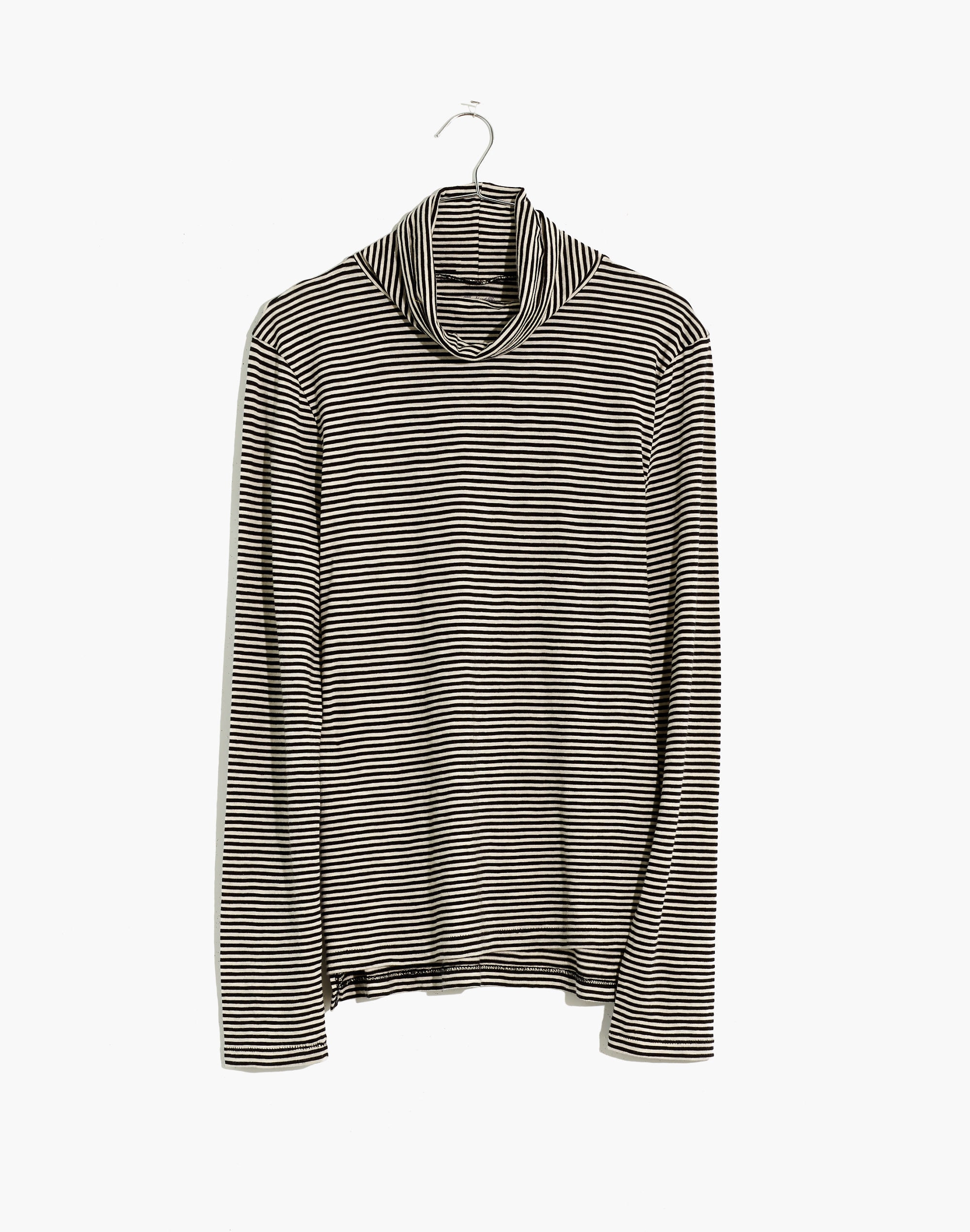 Whisper Cotton Turtleneck Carlsbad Stripe | Madewell