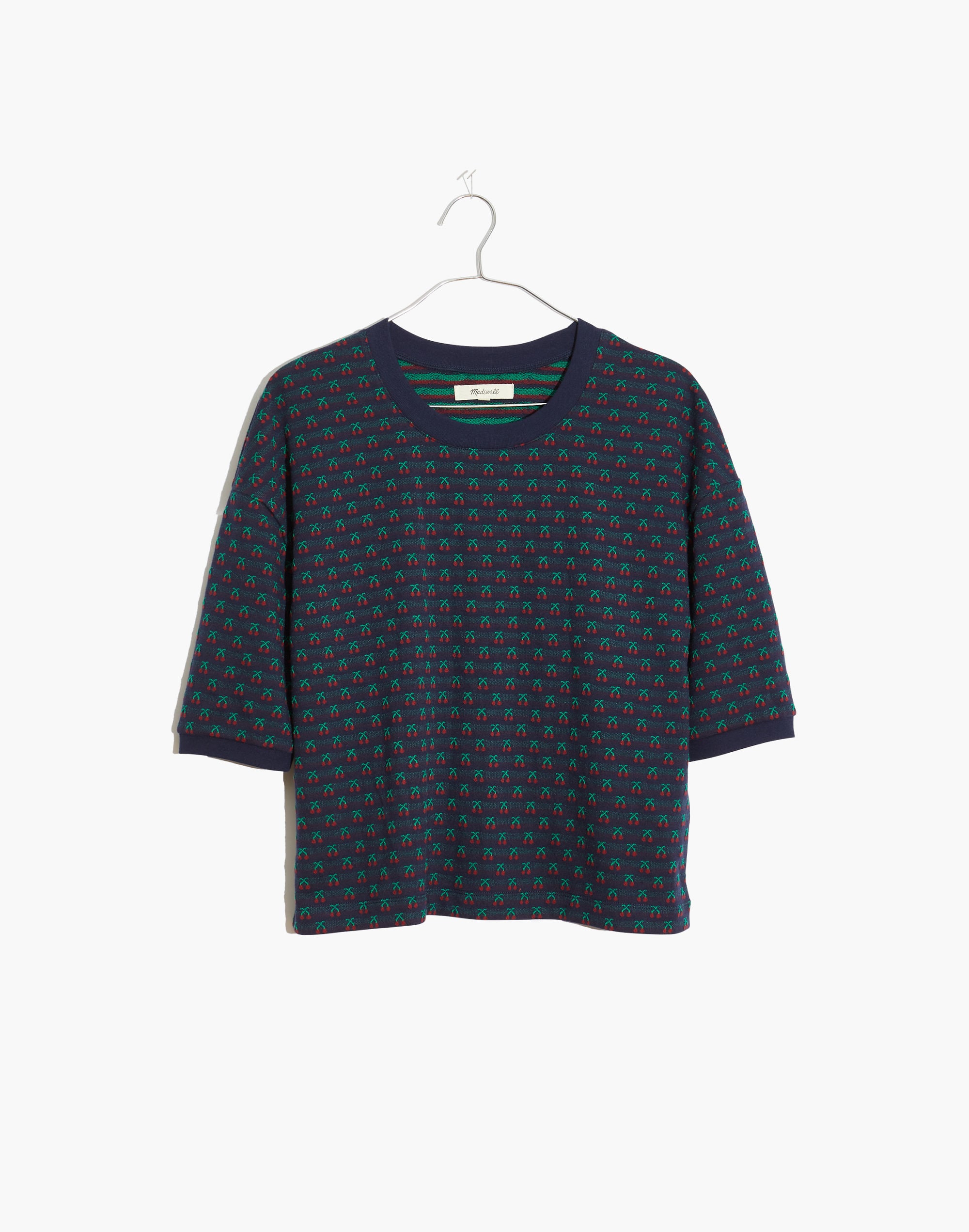 Cherry Jacquard Top | Madewell