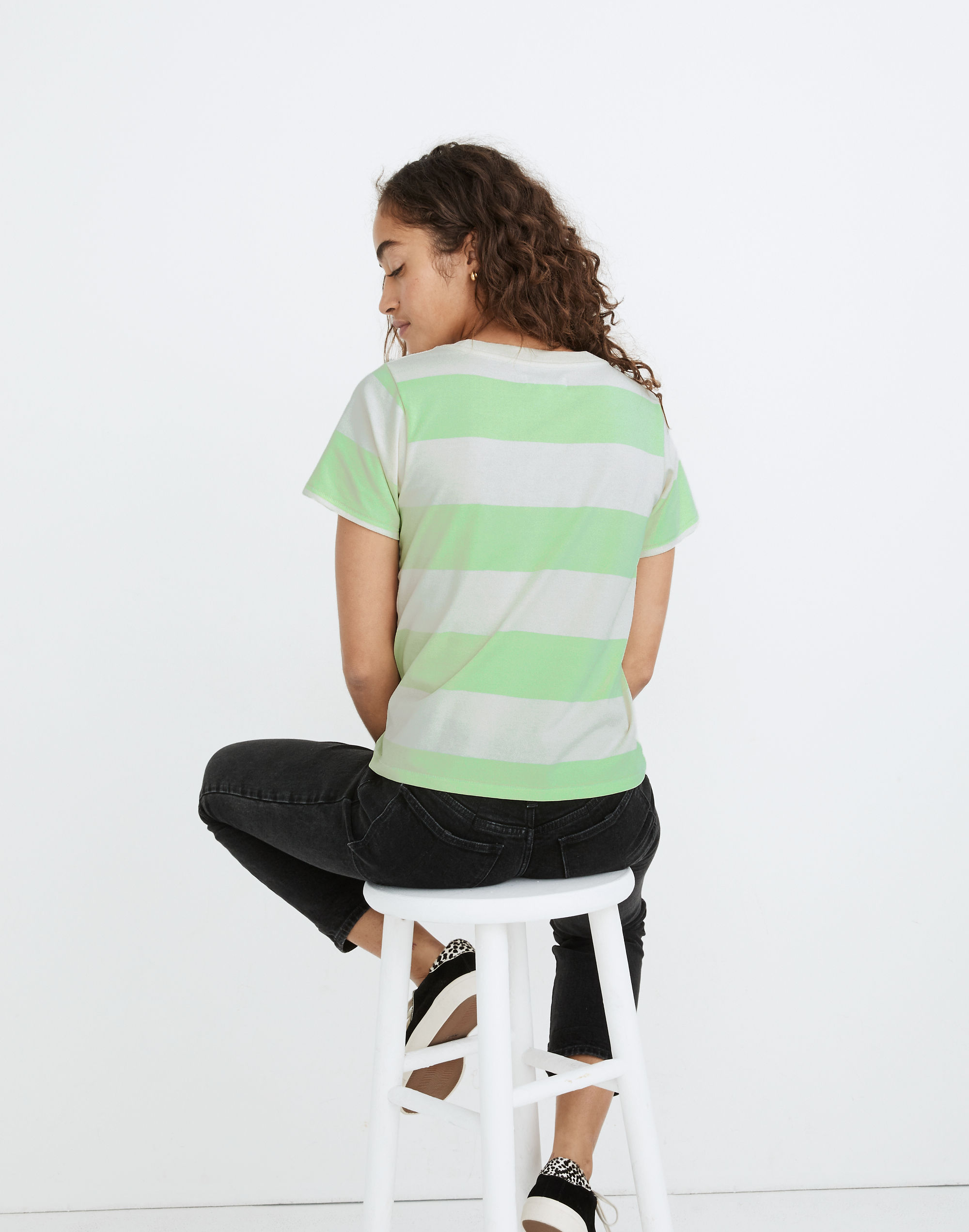 Supima® Cotton Essential Tee Brookline Stripe | Madewell