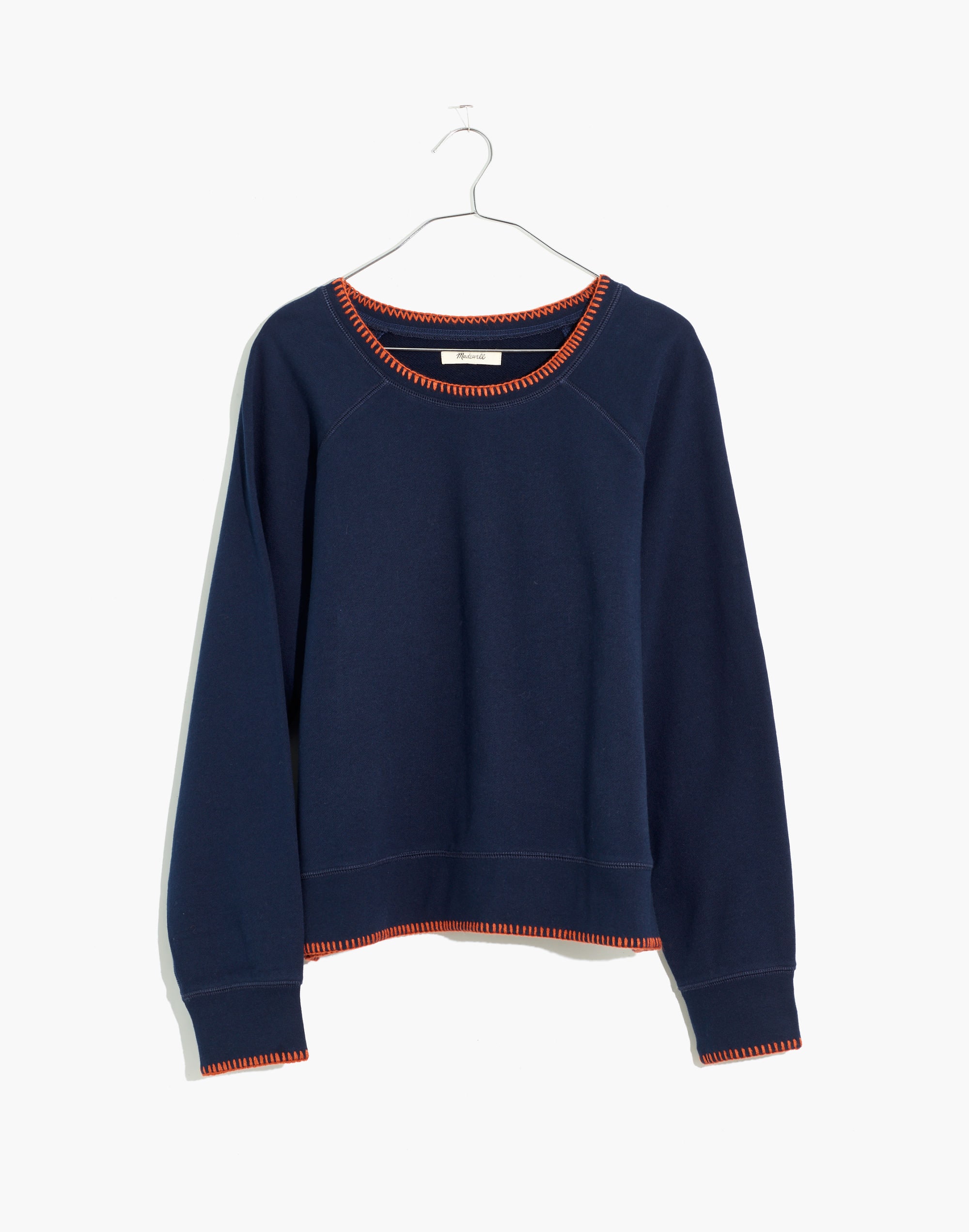 Stitched Shrunken Sweatshirt | Madewell