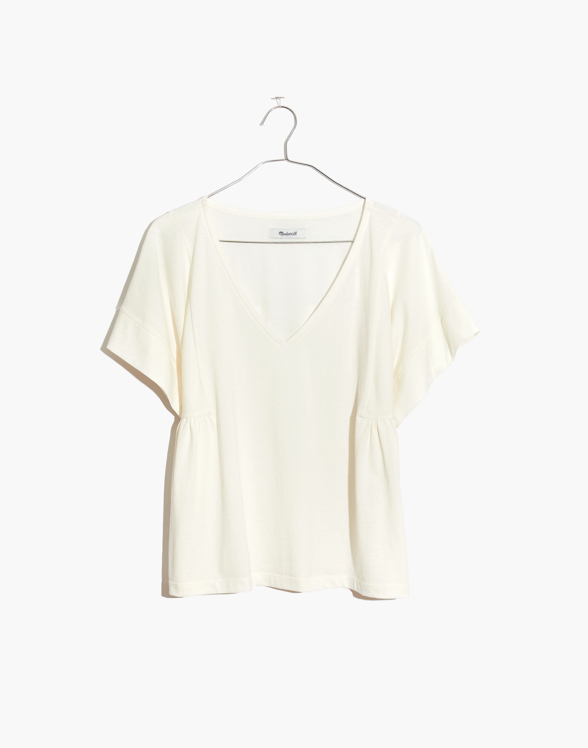 Supima® Cotton Flutter-Sleeve Tee | Madewell