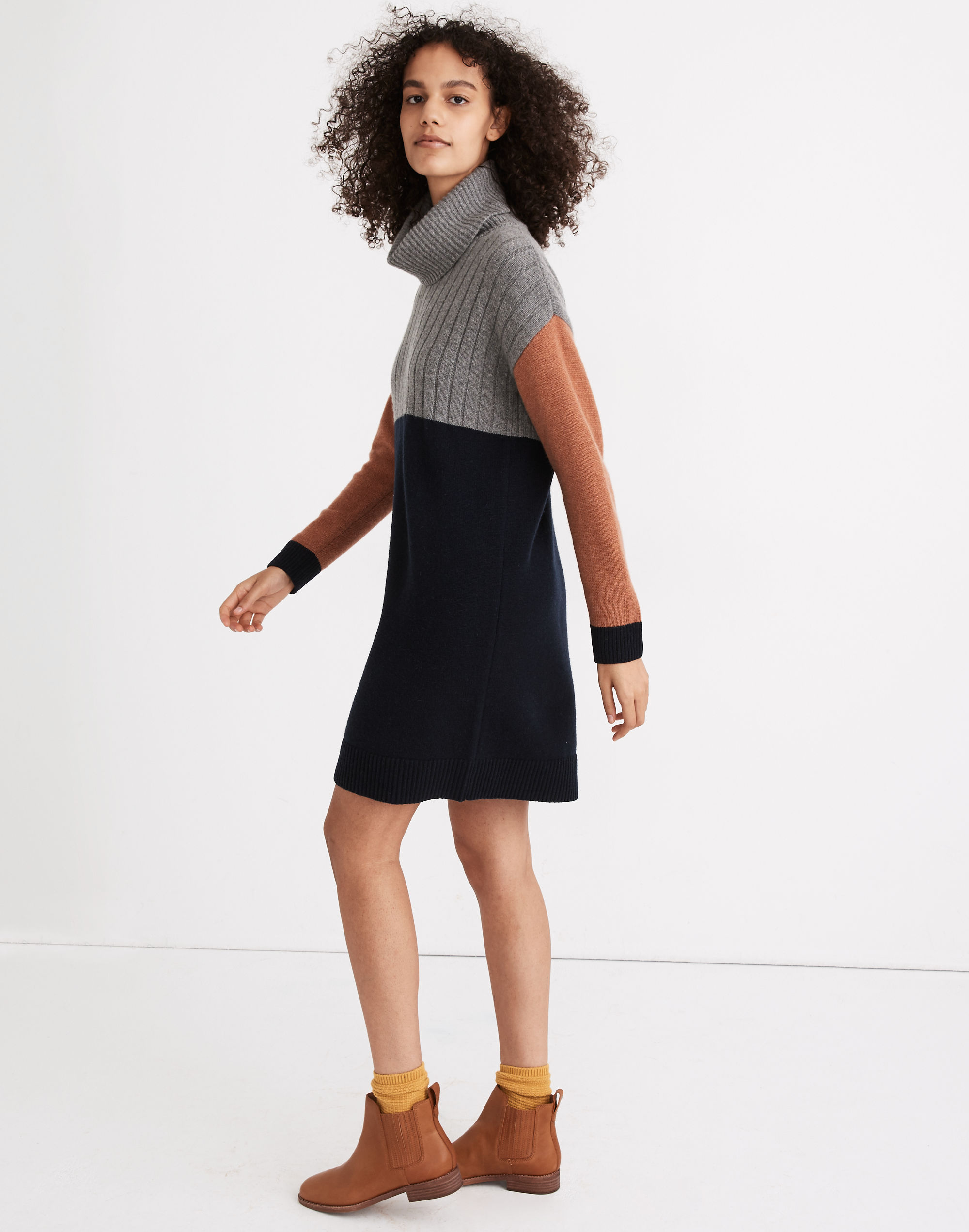 Colorblock sweater 2025 dress madewell