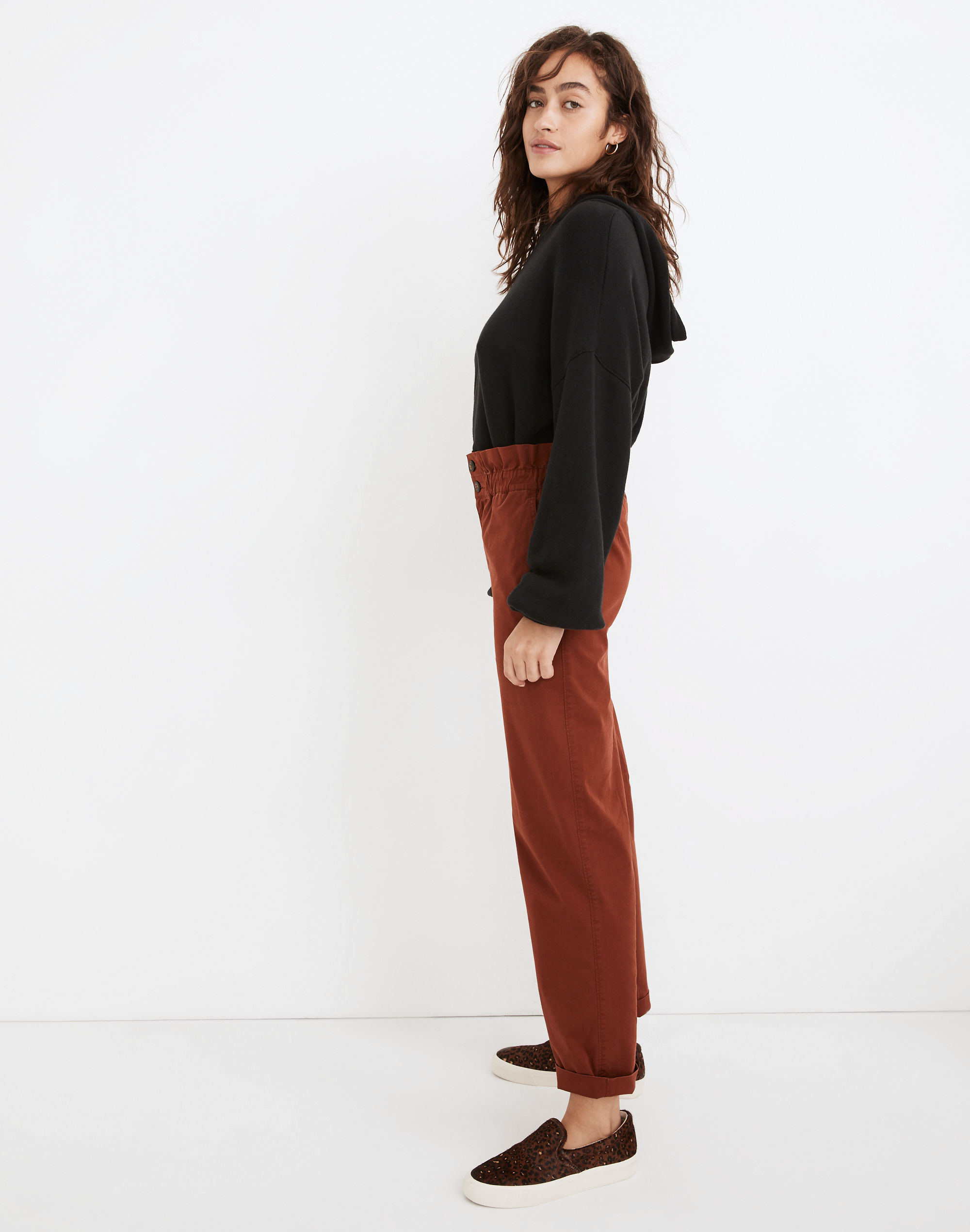 Paperbag Tapered Pants | Madewell