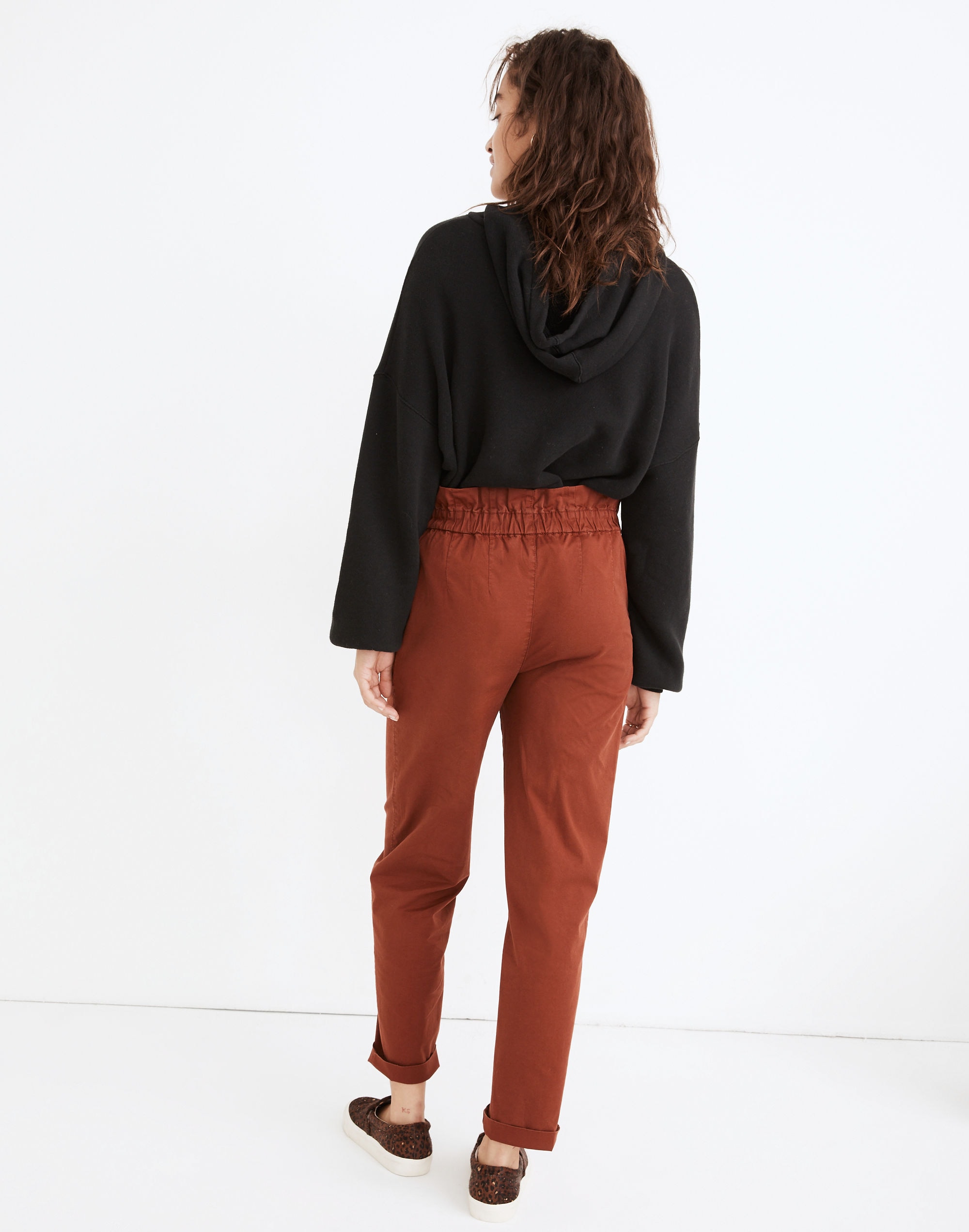 Paperbag Tapered Pants | Madewell