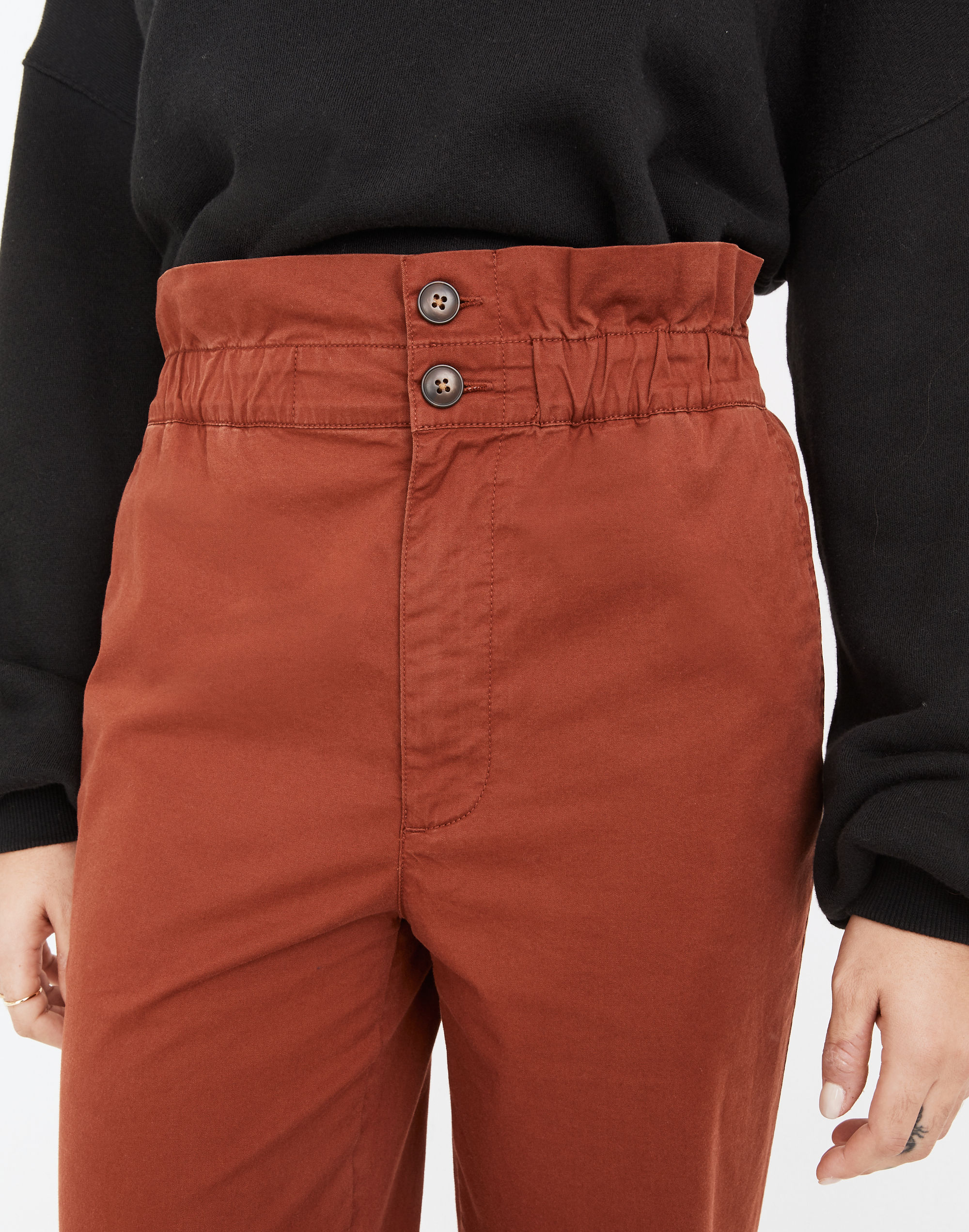 Paperbag Tapered Pants | Madewell