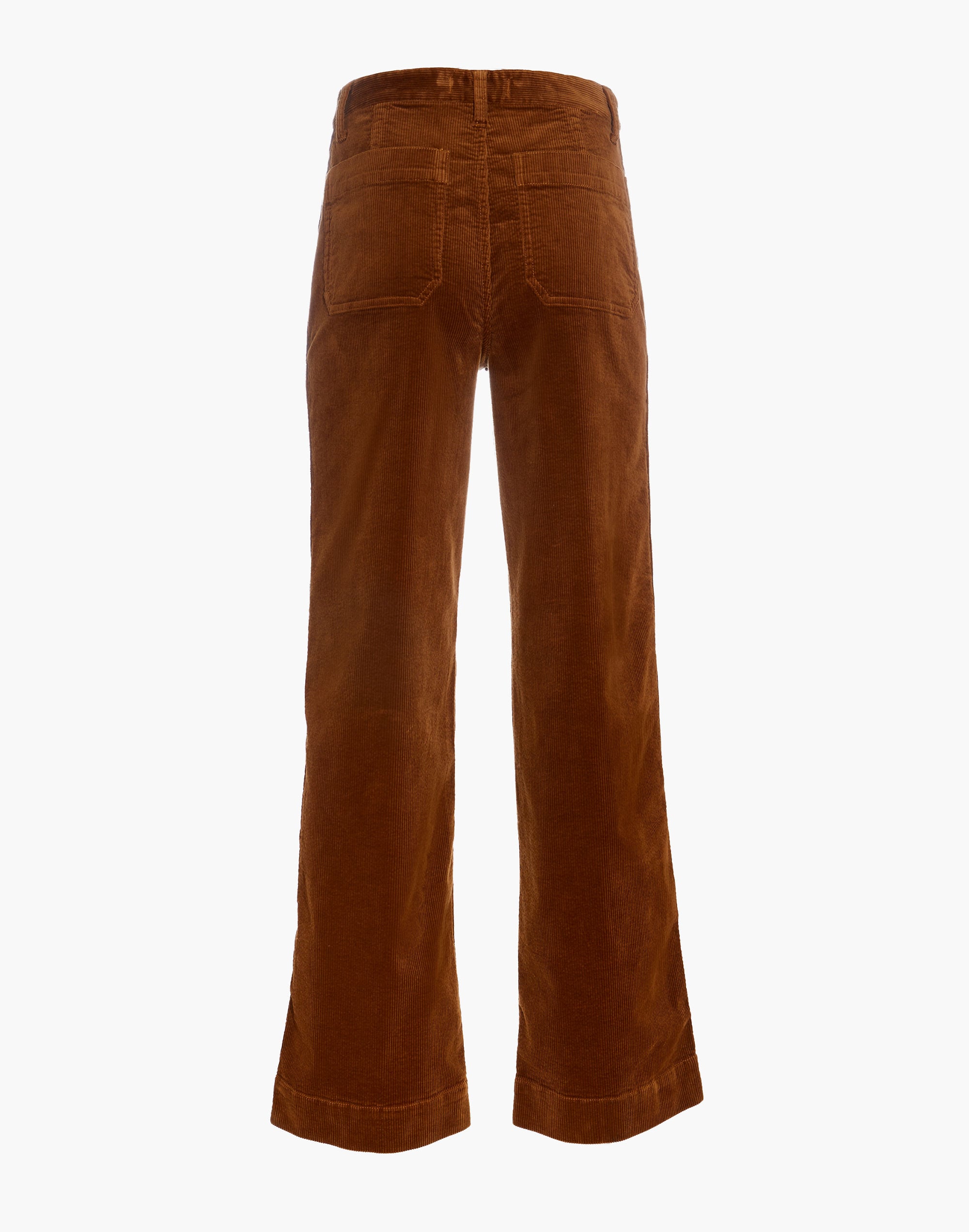 Slim Emmett Wide-Leg Full-Length Pants in Corduroy