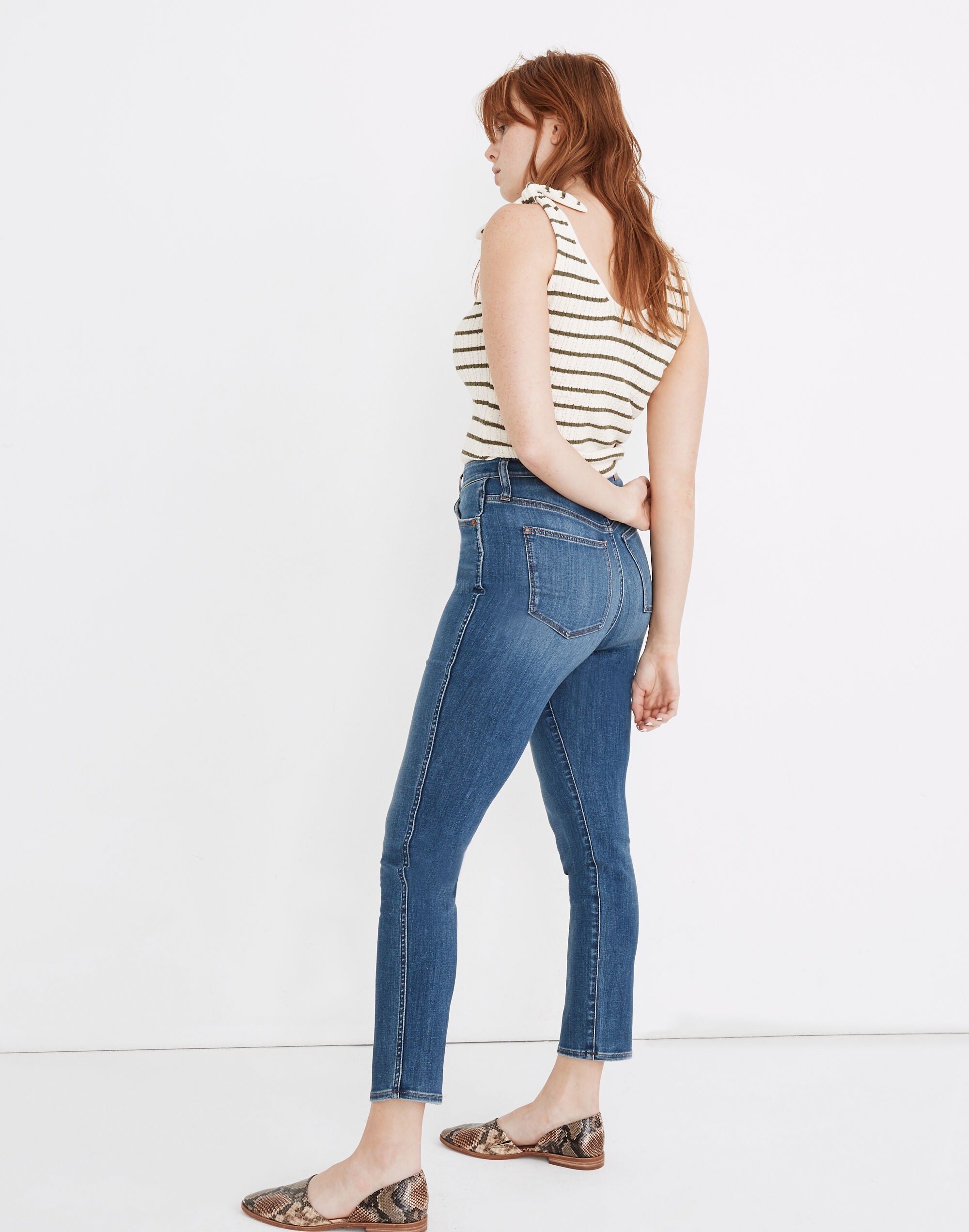 Petite Curvy Stovepipe Jeans Leman Wash: TENCEL™ Denim Edition | Madewell