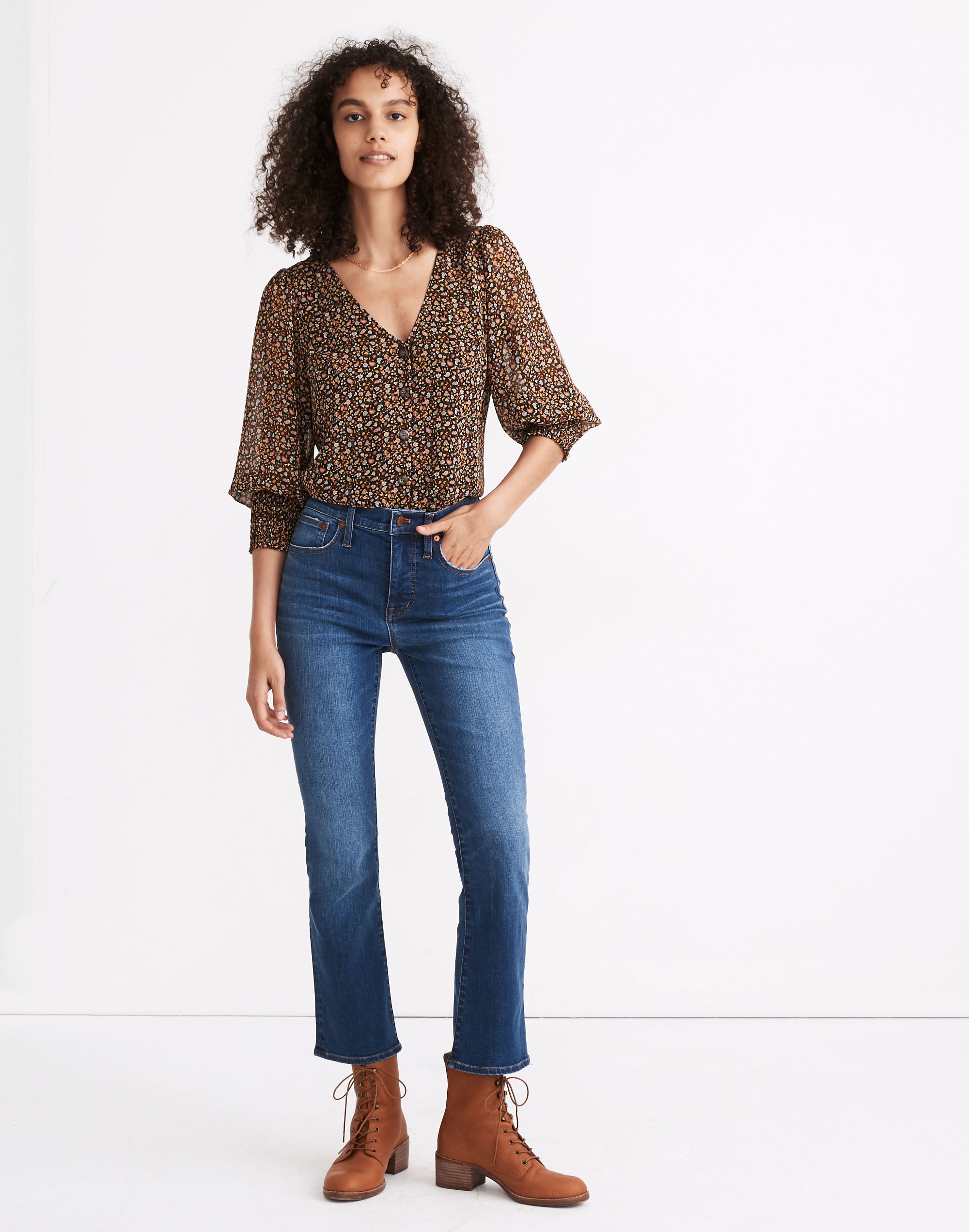 Cali Demi-Boot Jeans Lockwood Wash | Madewell