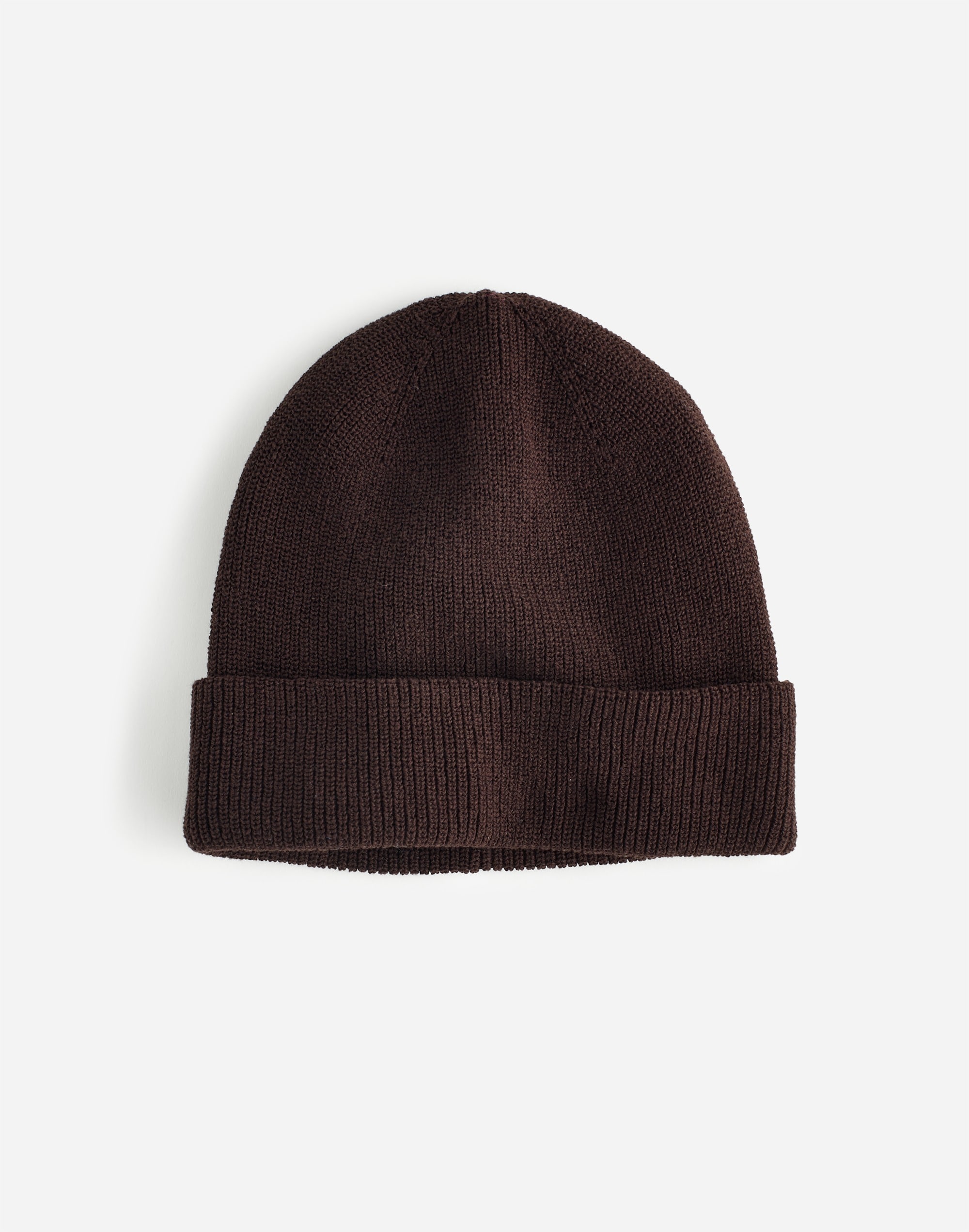 Mw (re)sourced Cuffed Beanie In Dark Carob