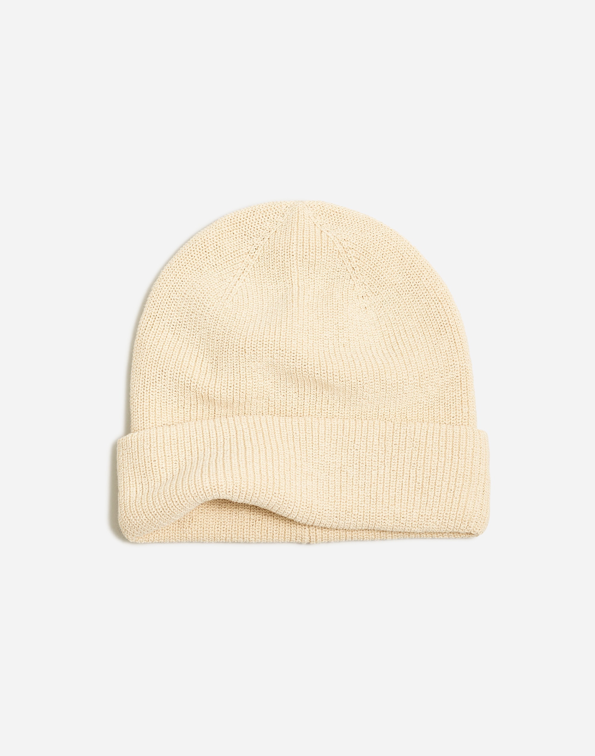 Mw (re)sourced Cuffed Beanie In Alabaster