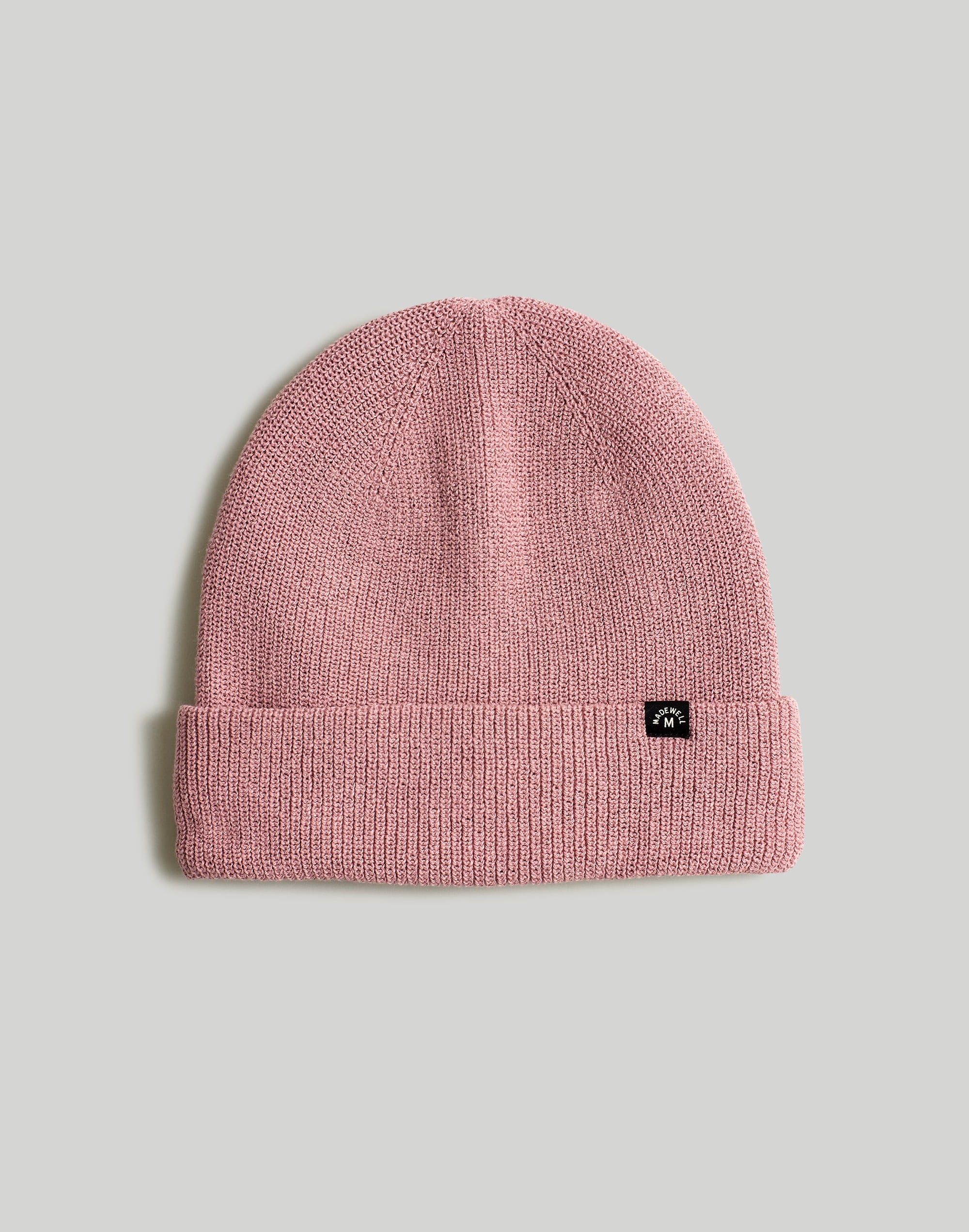 Mw (re)sourced Cuffed Beanie In Pale Thistle