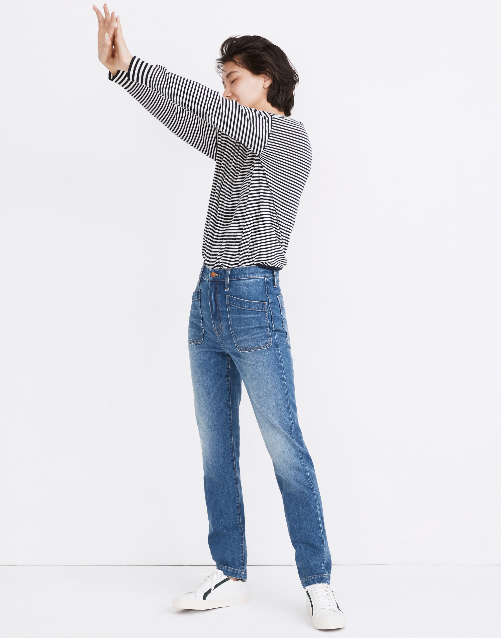 Classic Straight Full-Length Jeans Marfield Wash: Surplus Pocket Edition | Madewell