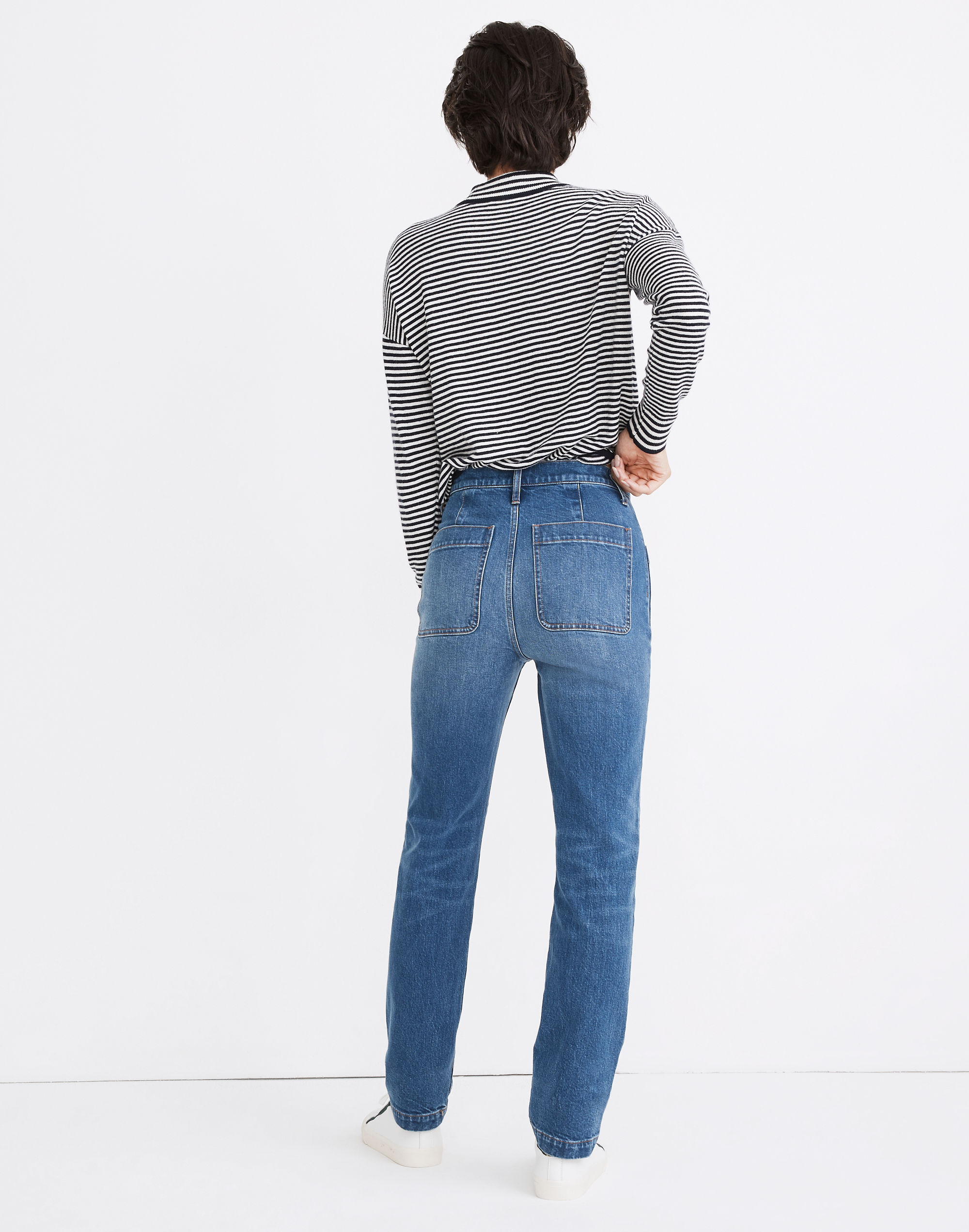 Classic Straight Full-Length Jeans Marfield Wash: Surplus Pocket Edition | Madewell