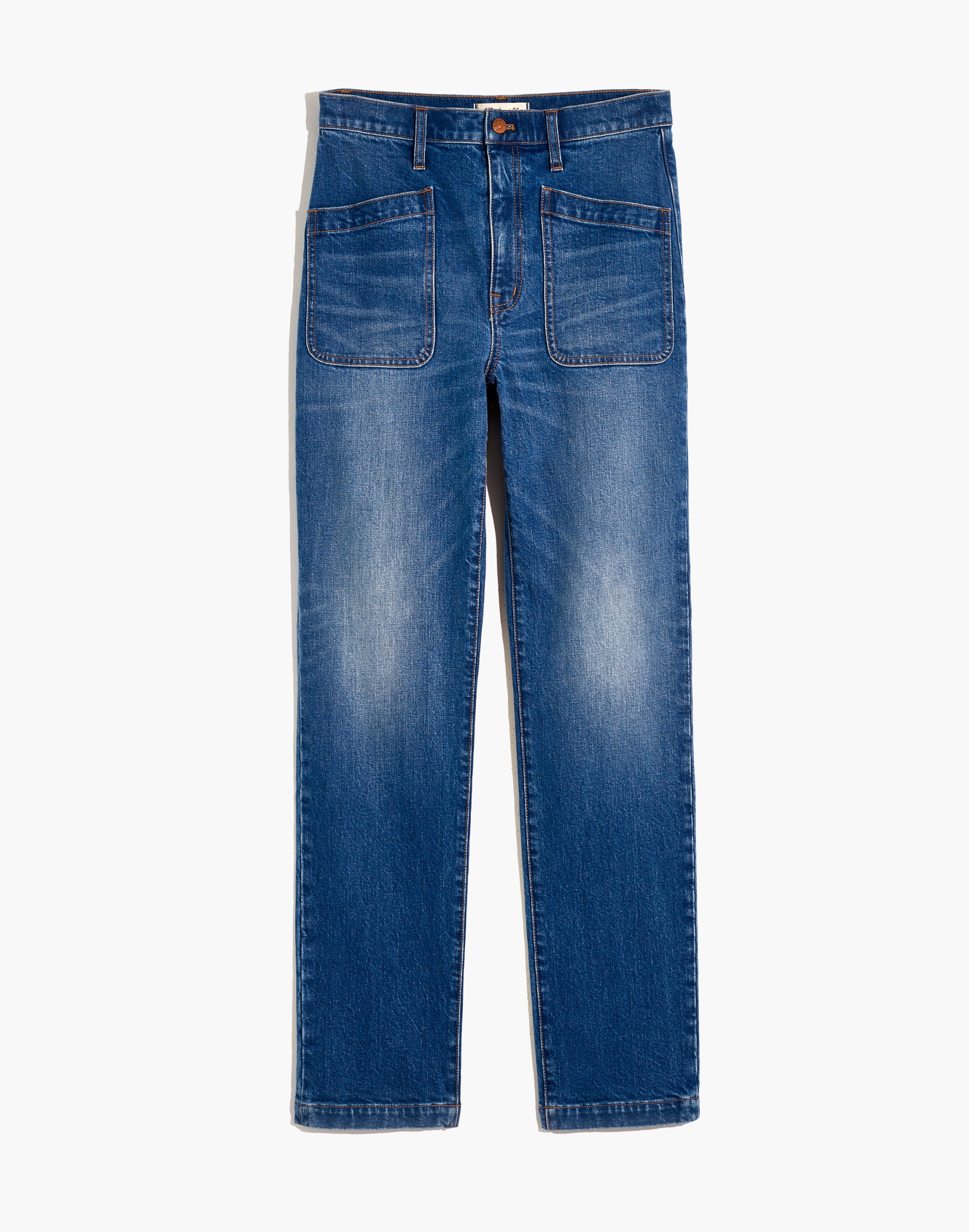 Classic Straight Full-Length Jeans Marfield Wash: Surplus Pocket Edition | Madewell