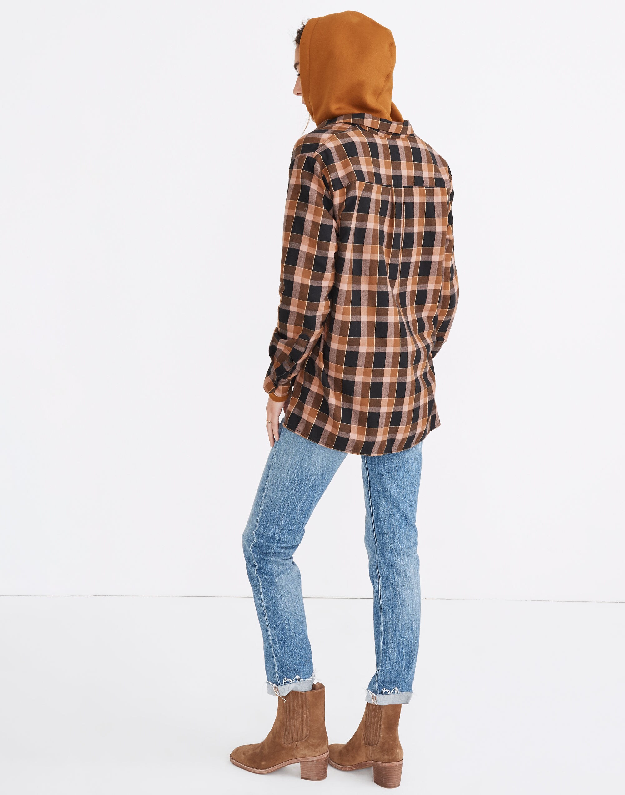 Flannel Oversized Ex-Boyfriend Shirt Gideon Plaid | Madewell