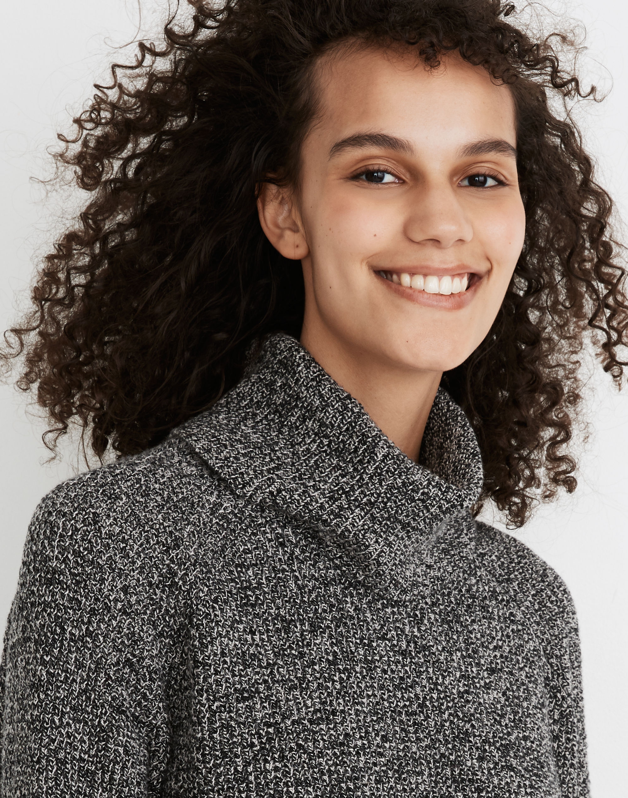 Eastbrook Turtleneck Cross-Back Sweater in Cotton-Merino Yarn | Madewell