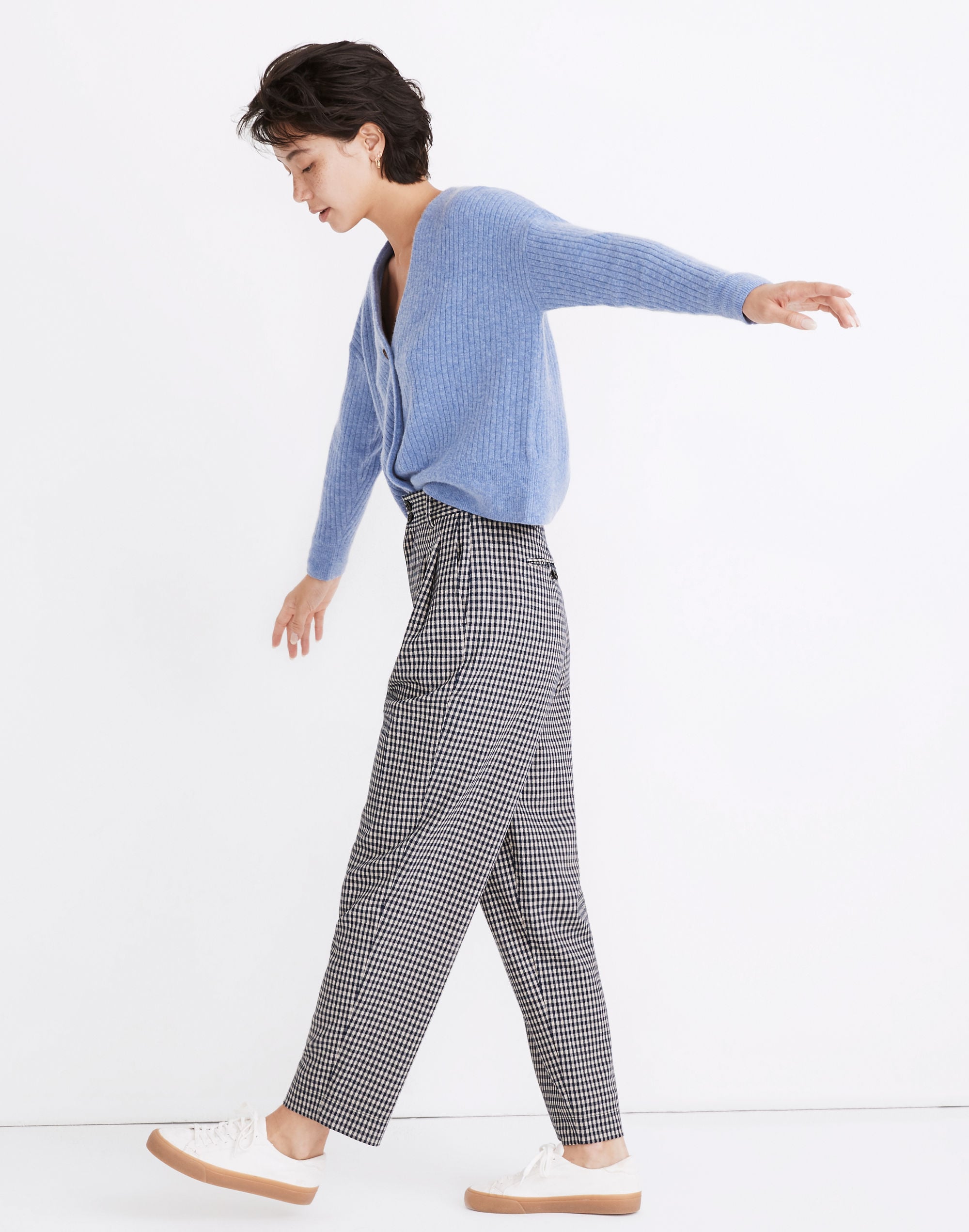 Lord & Taylor, Pants & Jumpsuits, Lord Taylor 5th Avenue Collection Wool  Pleated Tapered Dress Pants Houndstooth