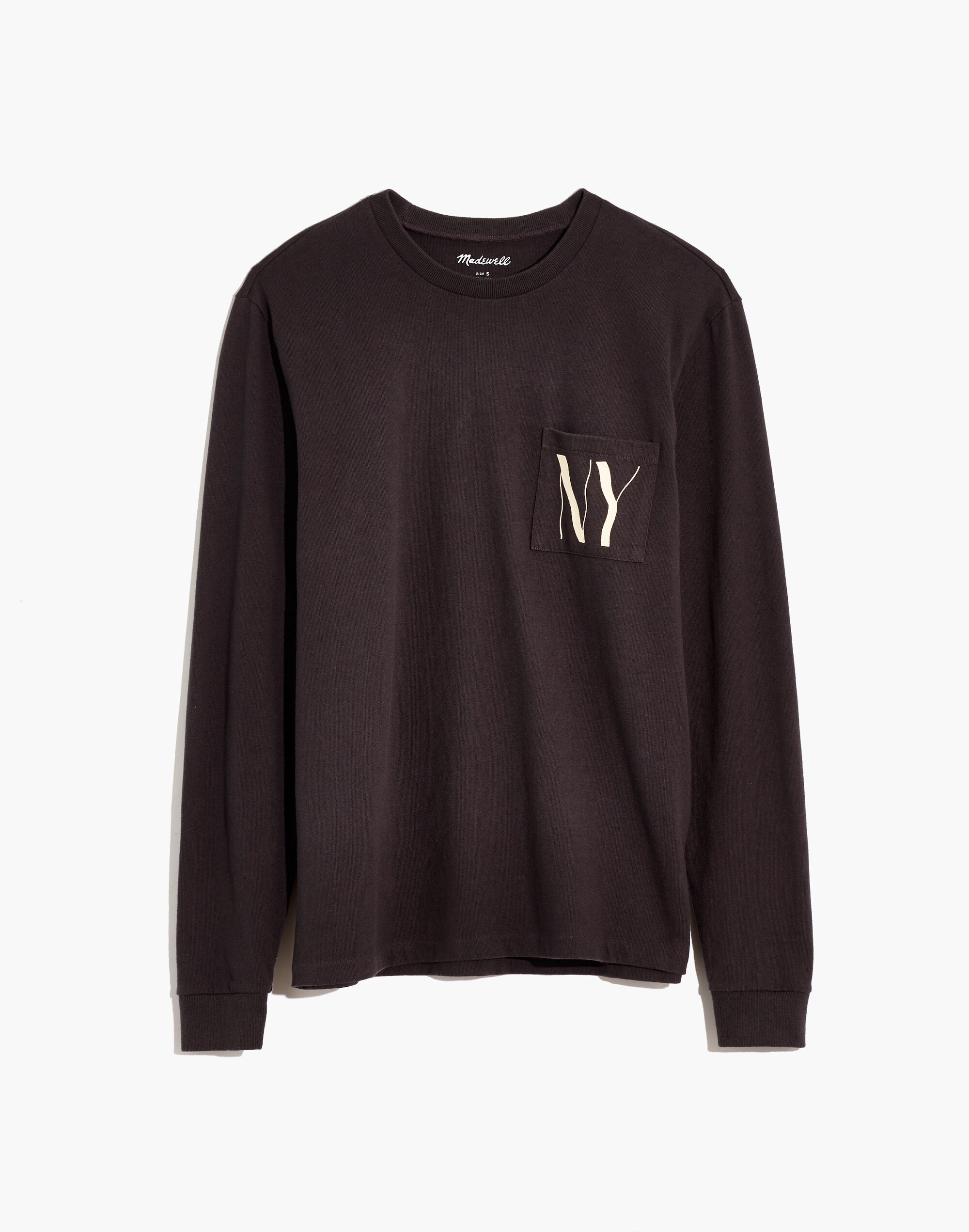 NY Graphic Relaxed Long-Sleeve Pocket Tee