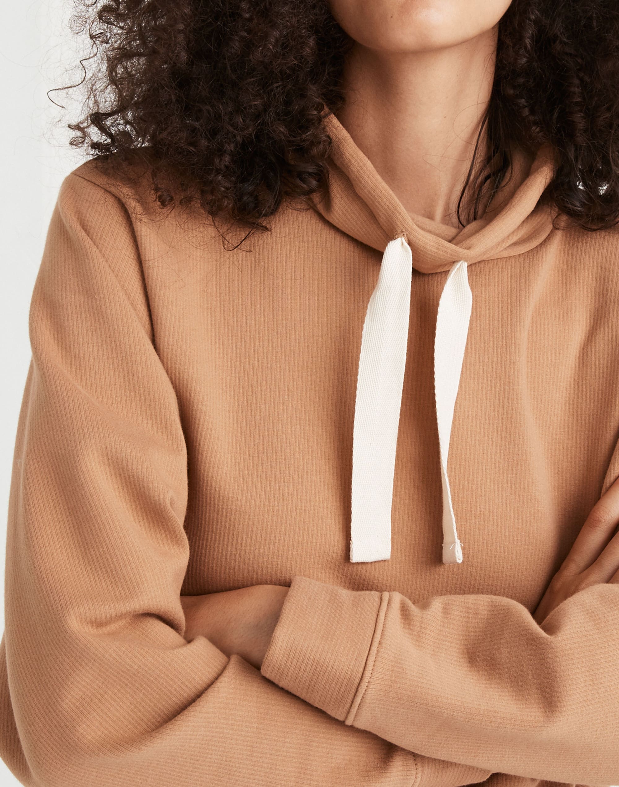 MWL Ribbed Funnelneck Sweatshirt | Madewell