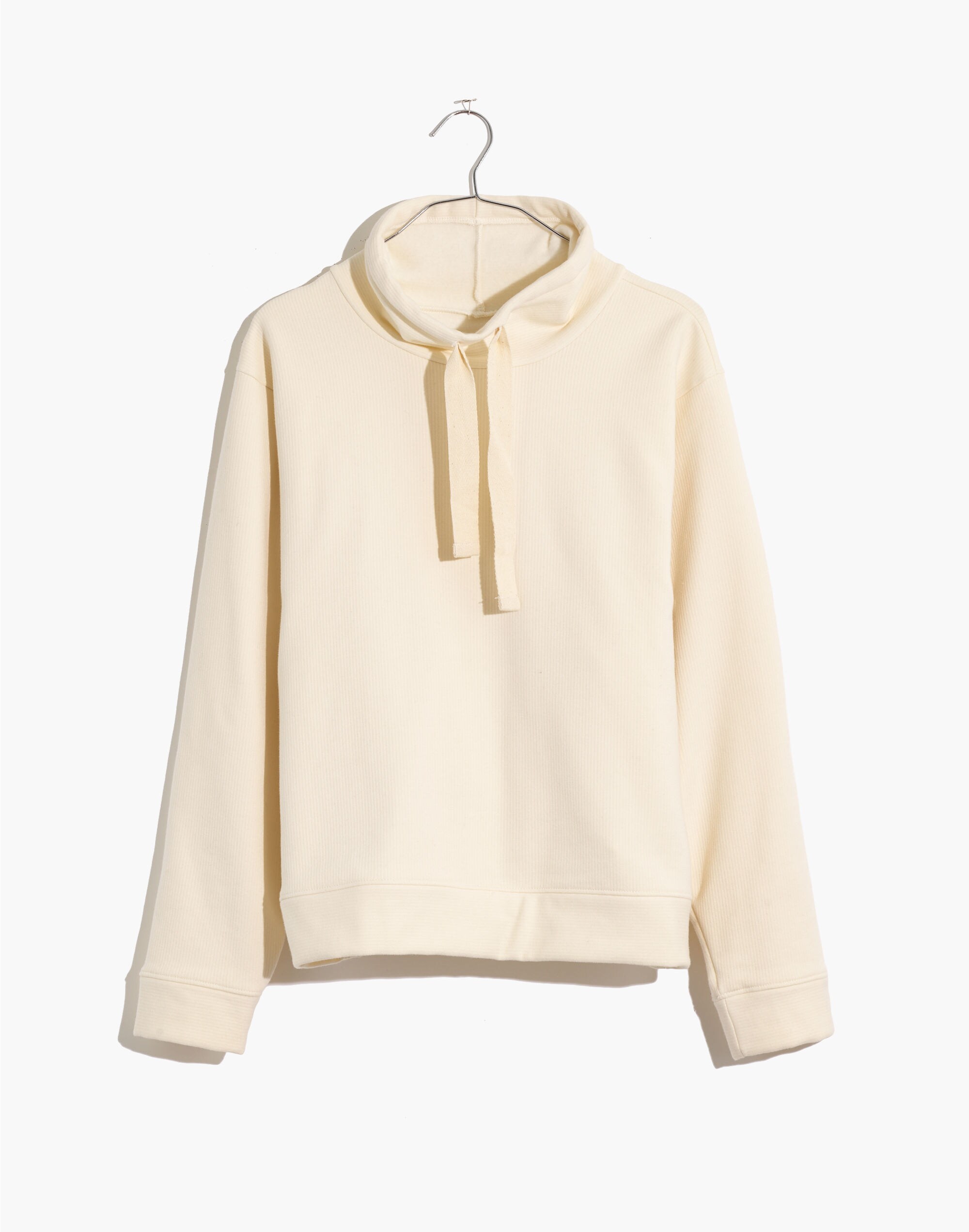 MWL Ribbed Funnelneck Sweatshirt | Madewell