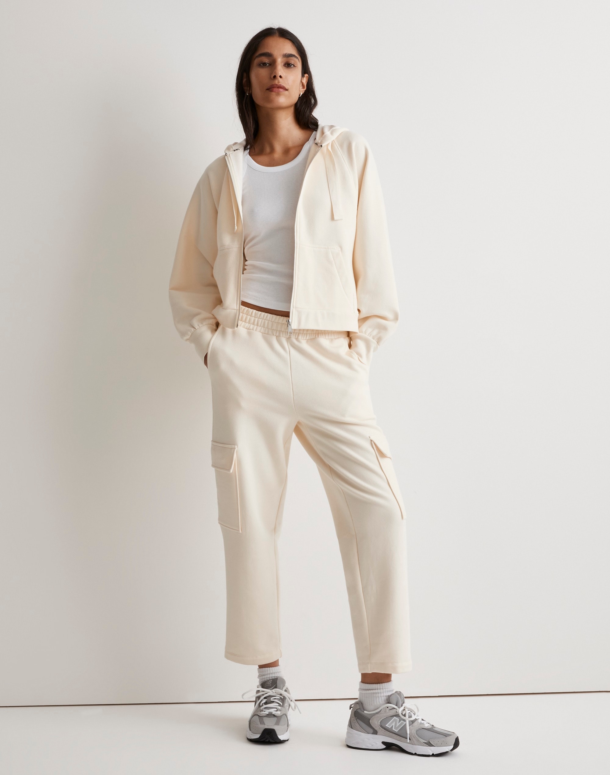 Ribbed Cocoon Hoodie Sweatshirt | Madewell