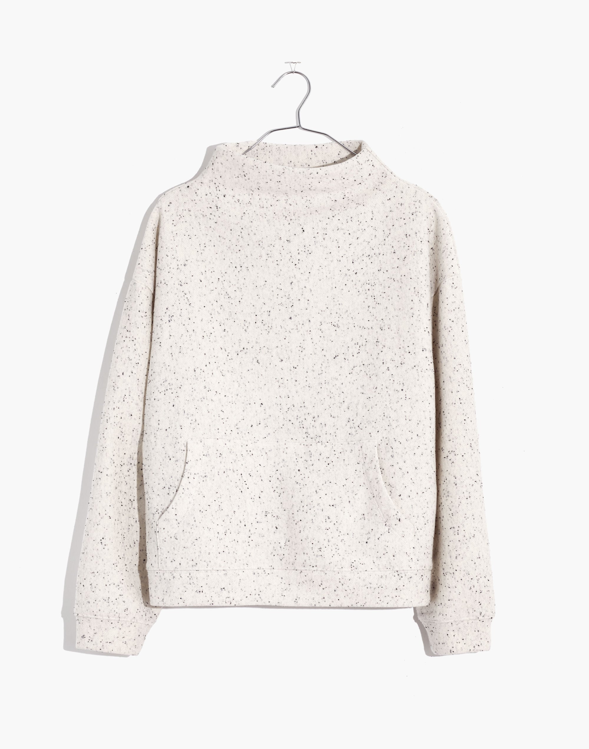 Madewell Donegal Mockneck Side Button Sweatshirt Madewell Bethesda Row