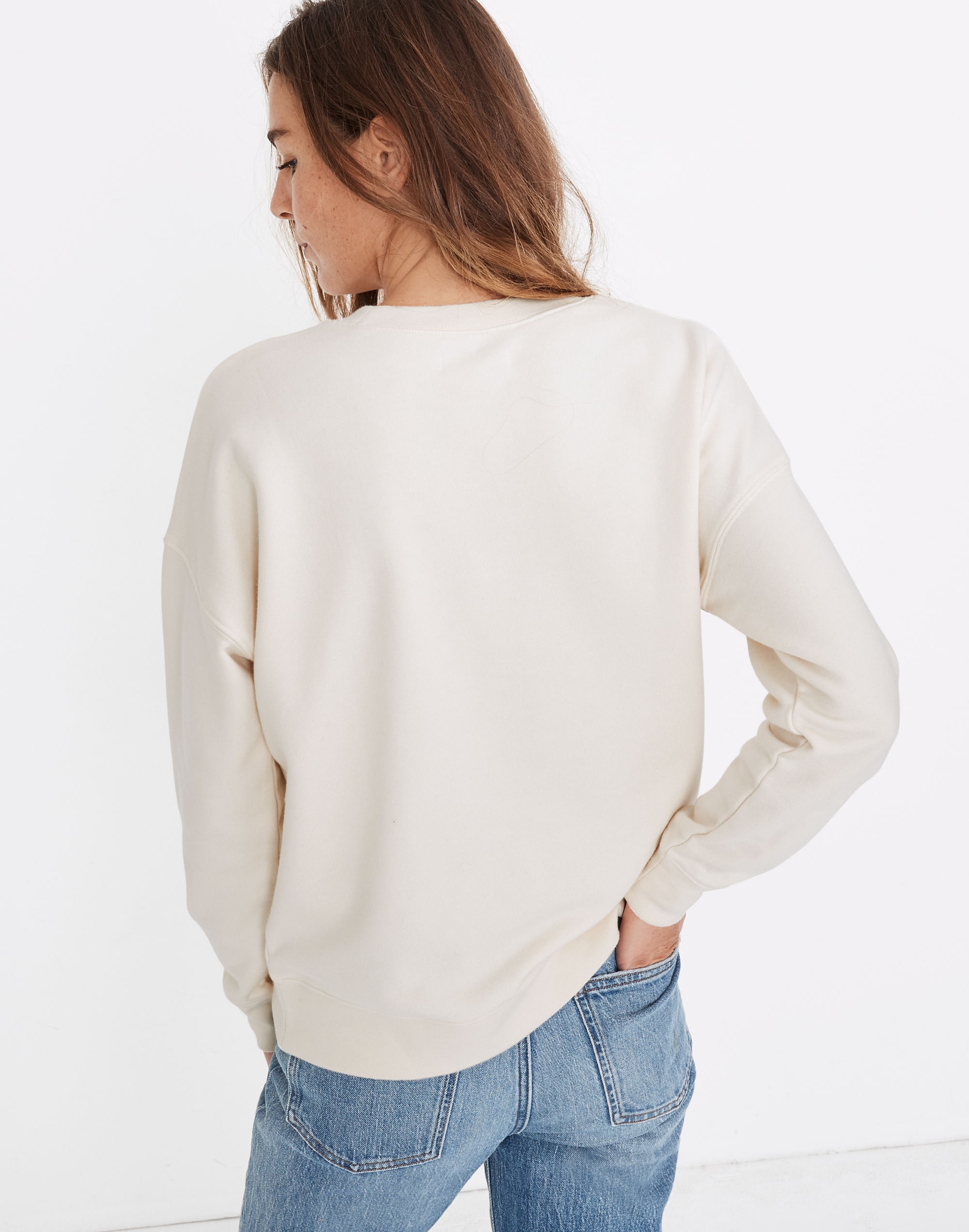 (Re)sourced Cotton Mainstay Sweatshirt Kimball Stripe | Madewell