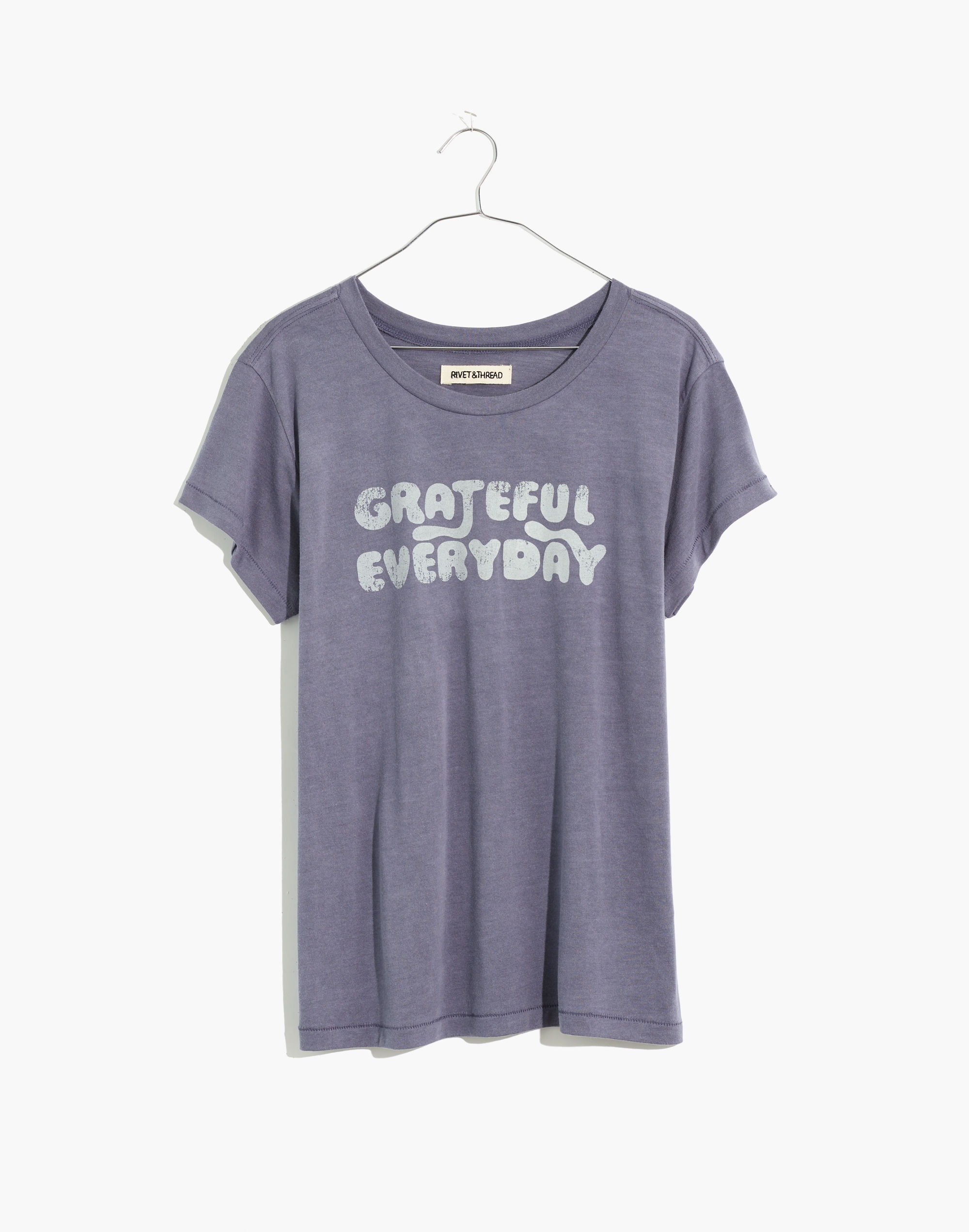 Rivet & Thread Grateful Every Day Graphic Ex-Boyfriend Tee | Madewell