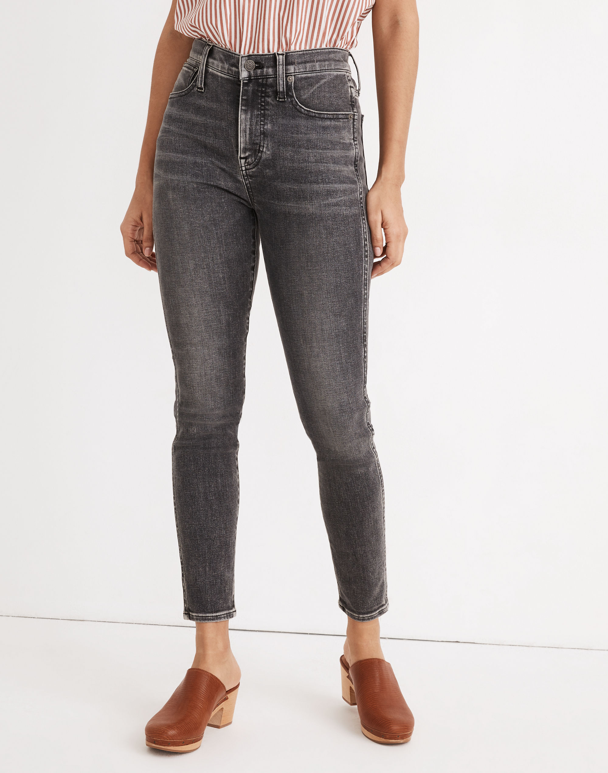 10" High-Rise Skinny Crop Jeans in Oakwood Wash | Madewell