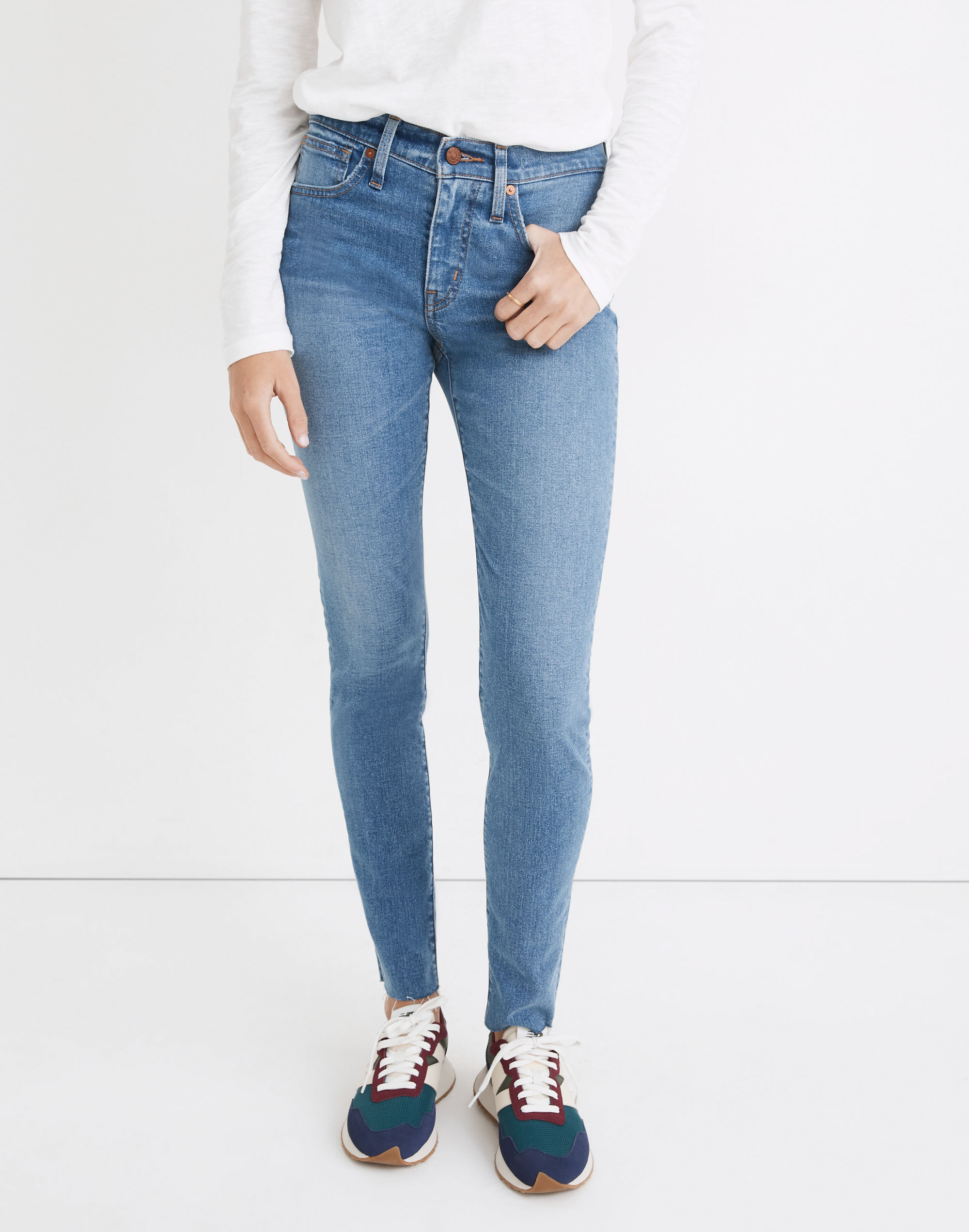 9" Mid-Rise Skinny Jeans Krasner Wash: TENCEL™ Denim Edition | Madewell