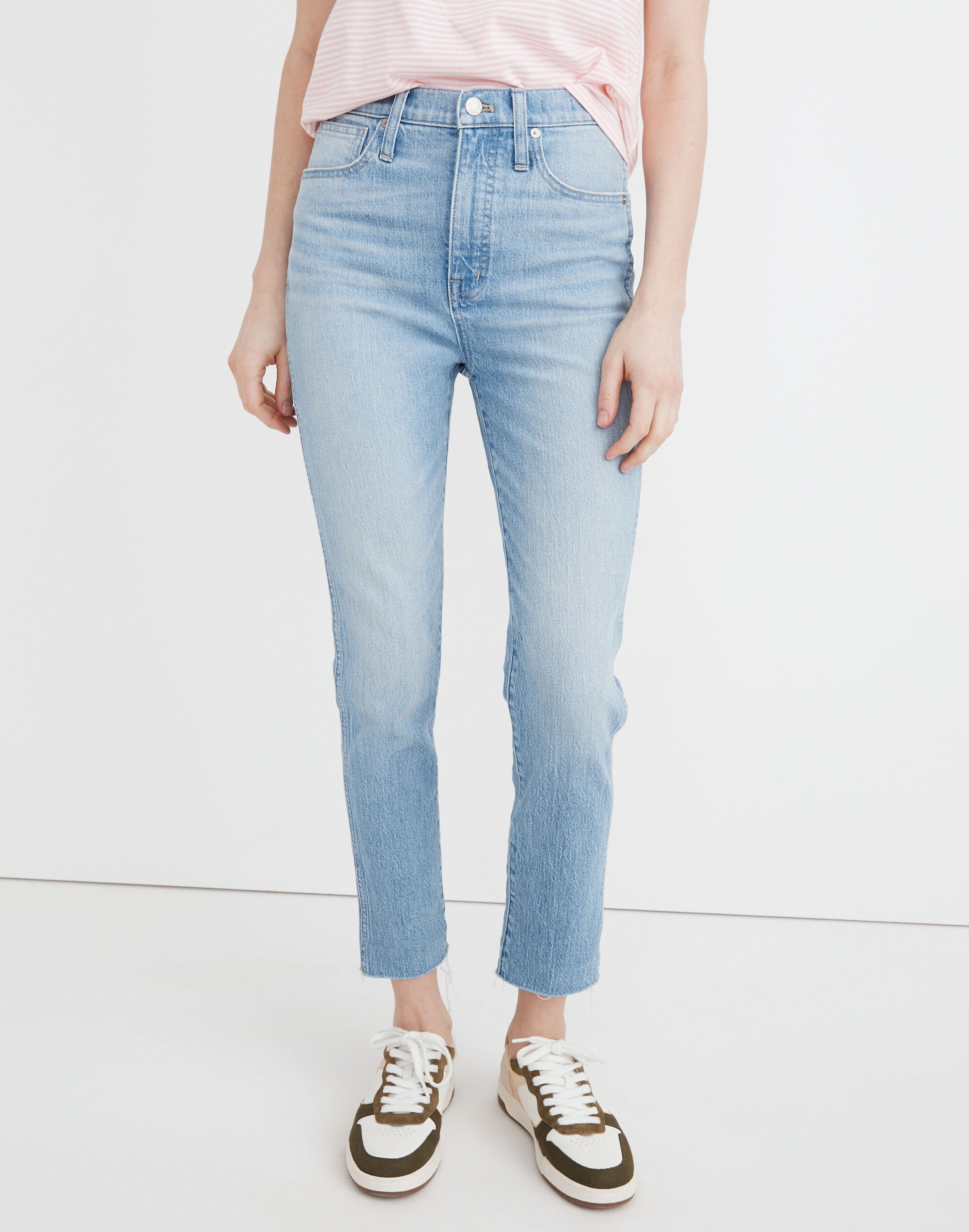 Stovepipe Jeans Devoe Wash: Raw-Hem Edition | Madewell