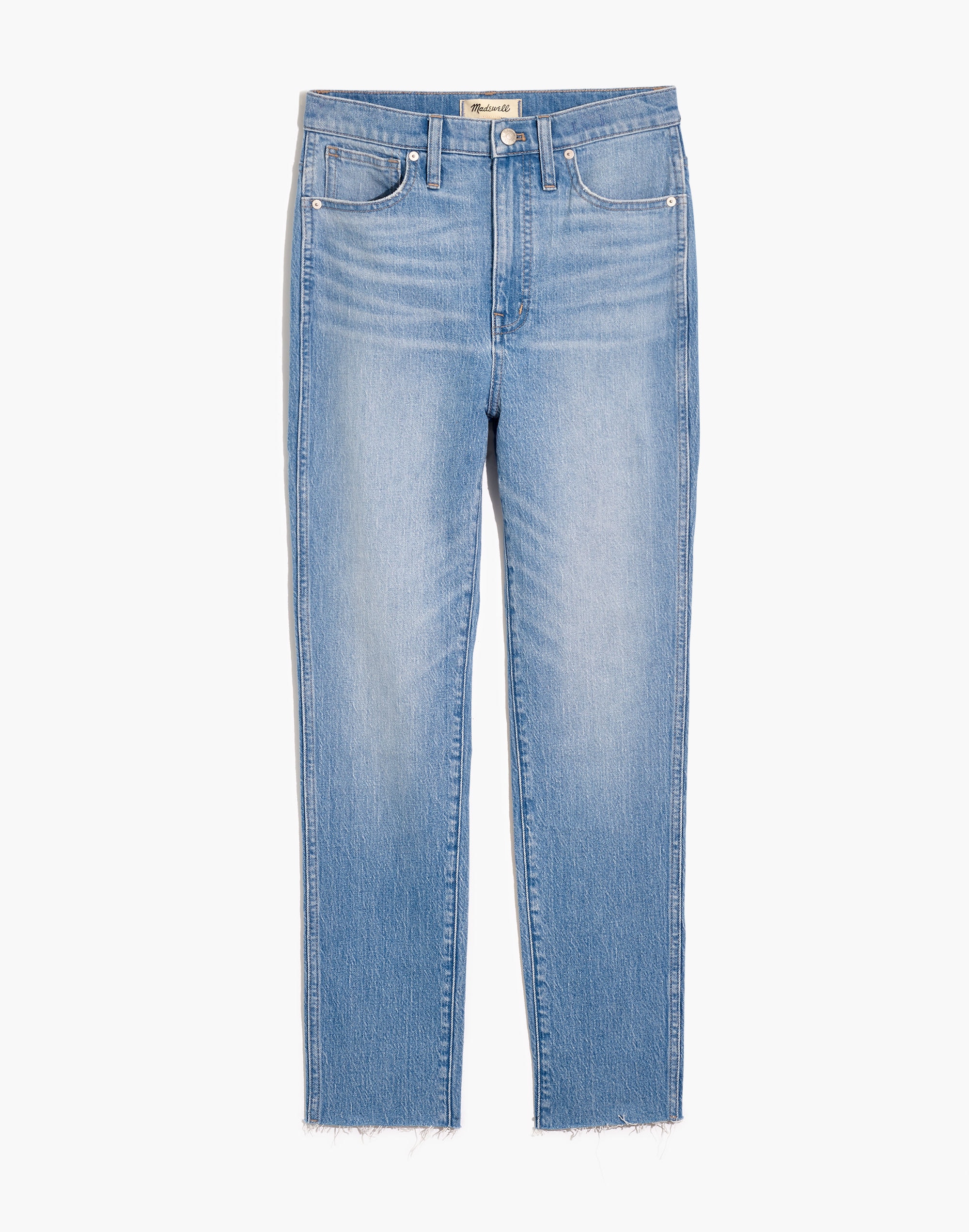 Stovepipe Jeans in Devoe Wash: Raw-Hem Edition | Madewell