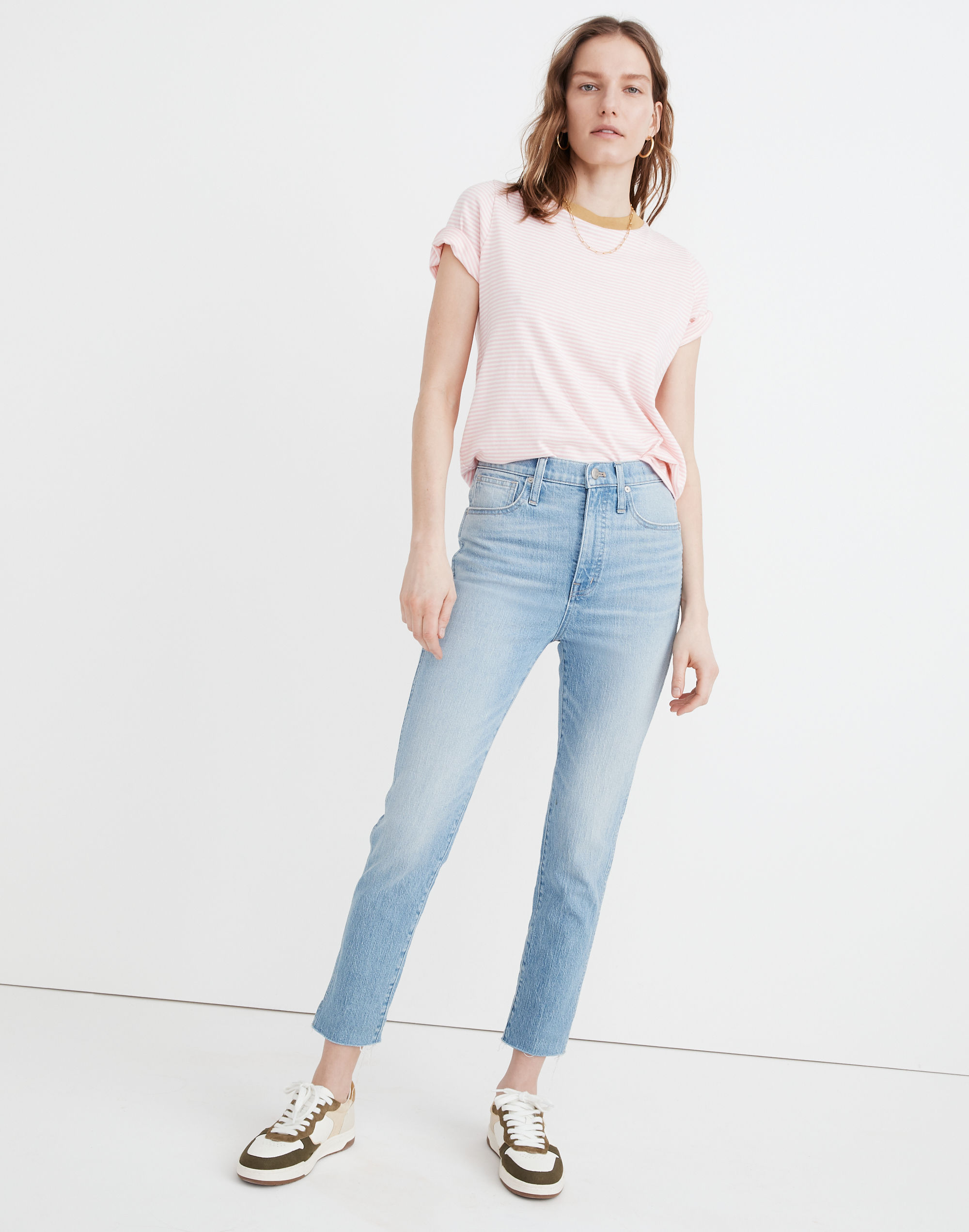 Stovepipe Jeans in Devoe Wash: Raw-Hem Edition | Madewell