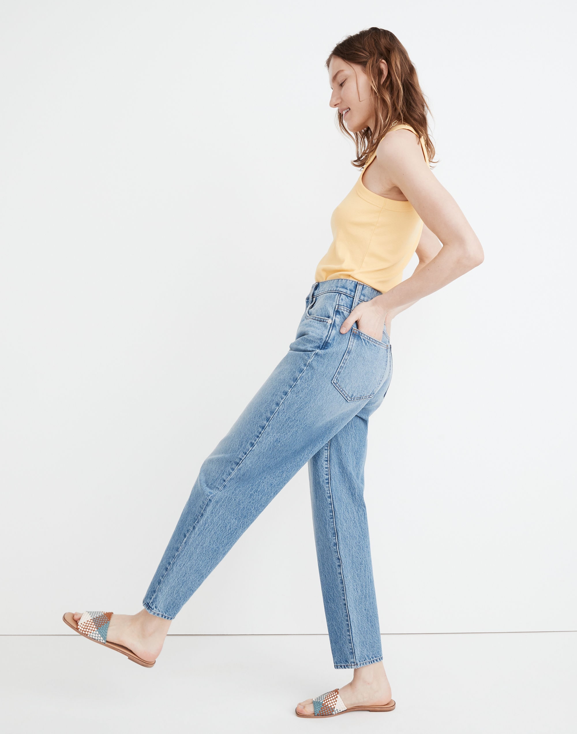 madewell baggy tapered jeans