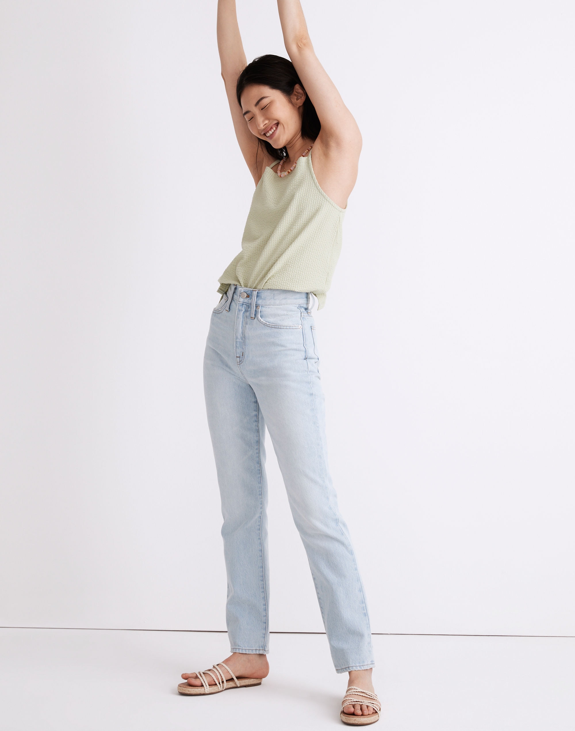 Classic Straight Full-Length Jeans in Fitzgerald Wash