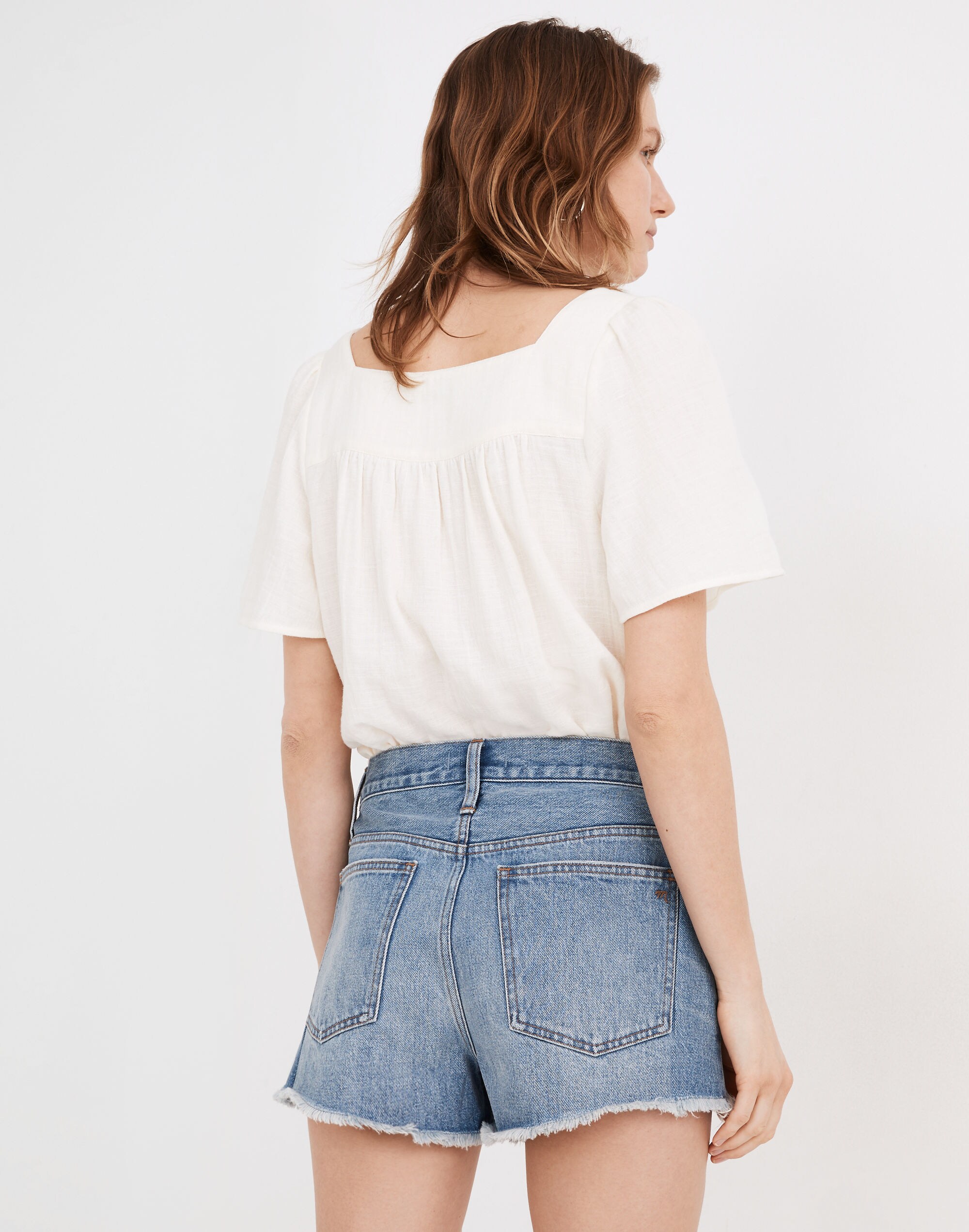 Relaxed Denim Shorts Homecrest Wash: Ripped Edition | Madewell