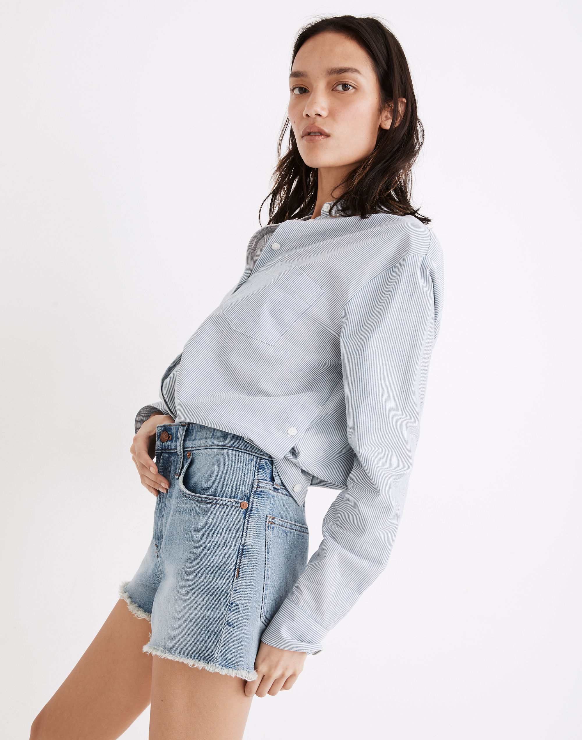 The Perfect Jean Short Balsam Wash: TENCEL™ Denim Edition | Madewell