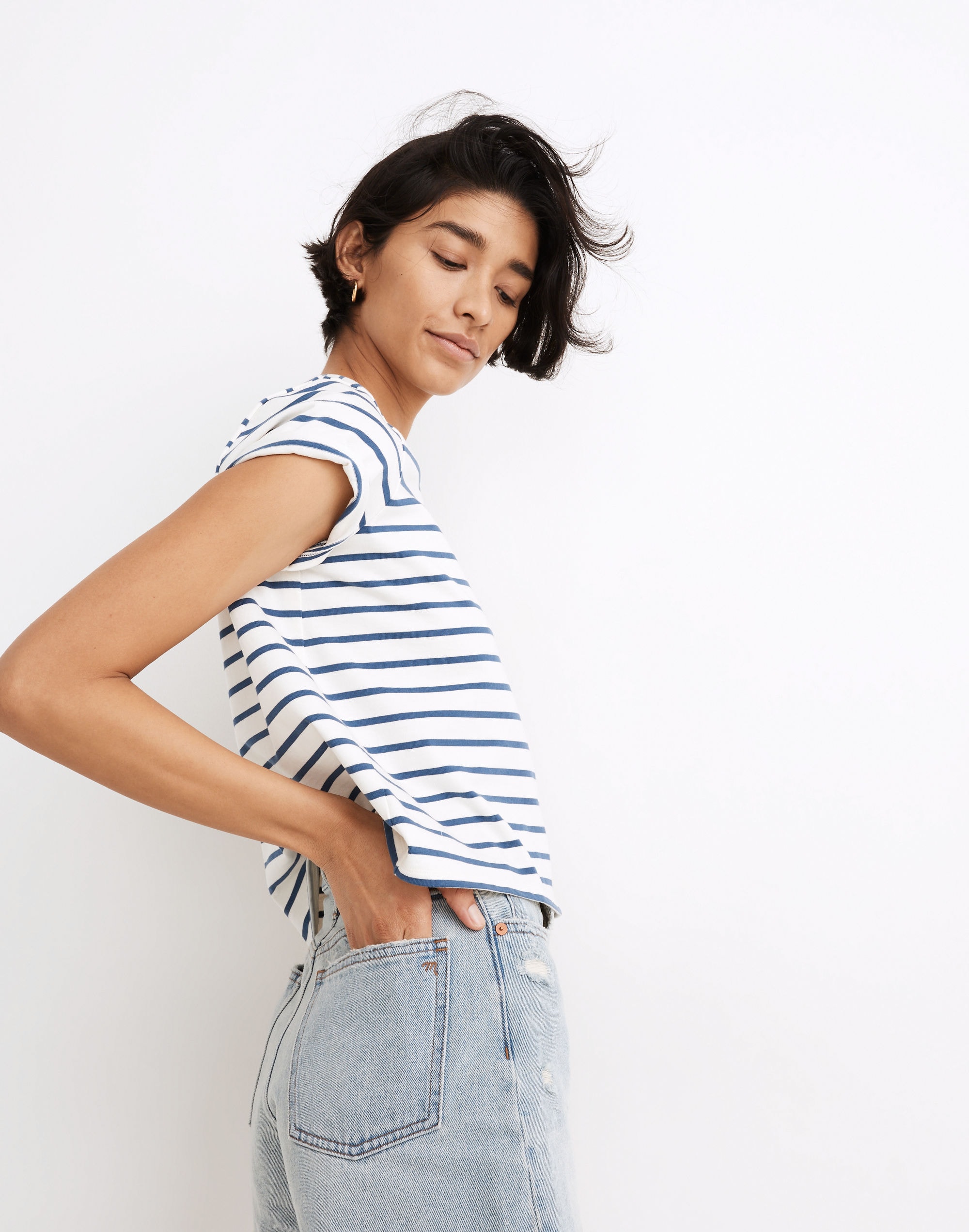 The Momjean Short Byers Wash: Ripped Edition | Madewell