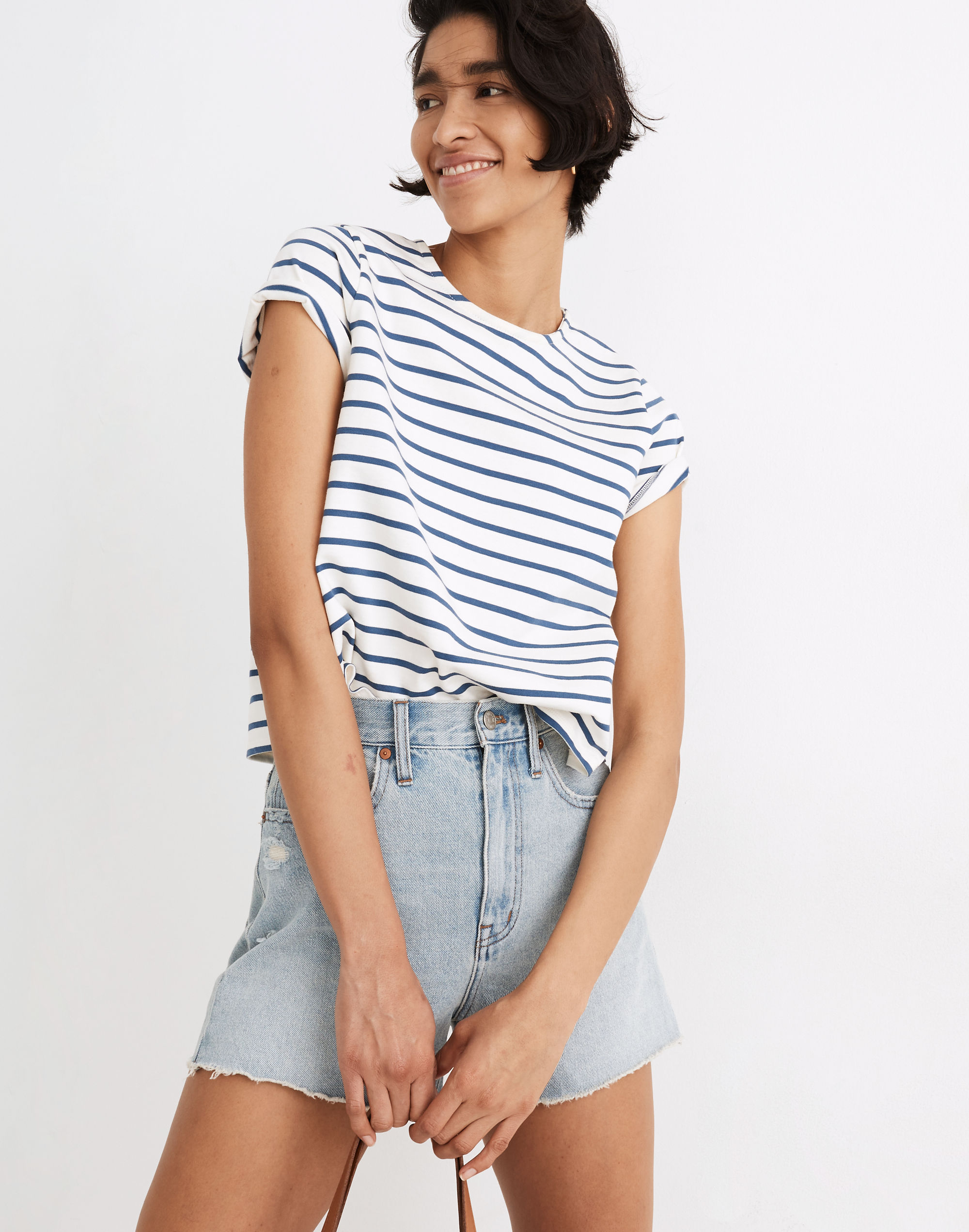 The Momjean Short Byers Wash: Ripped Edition | Madewell