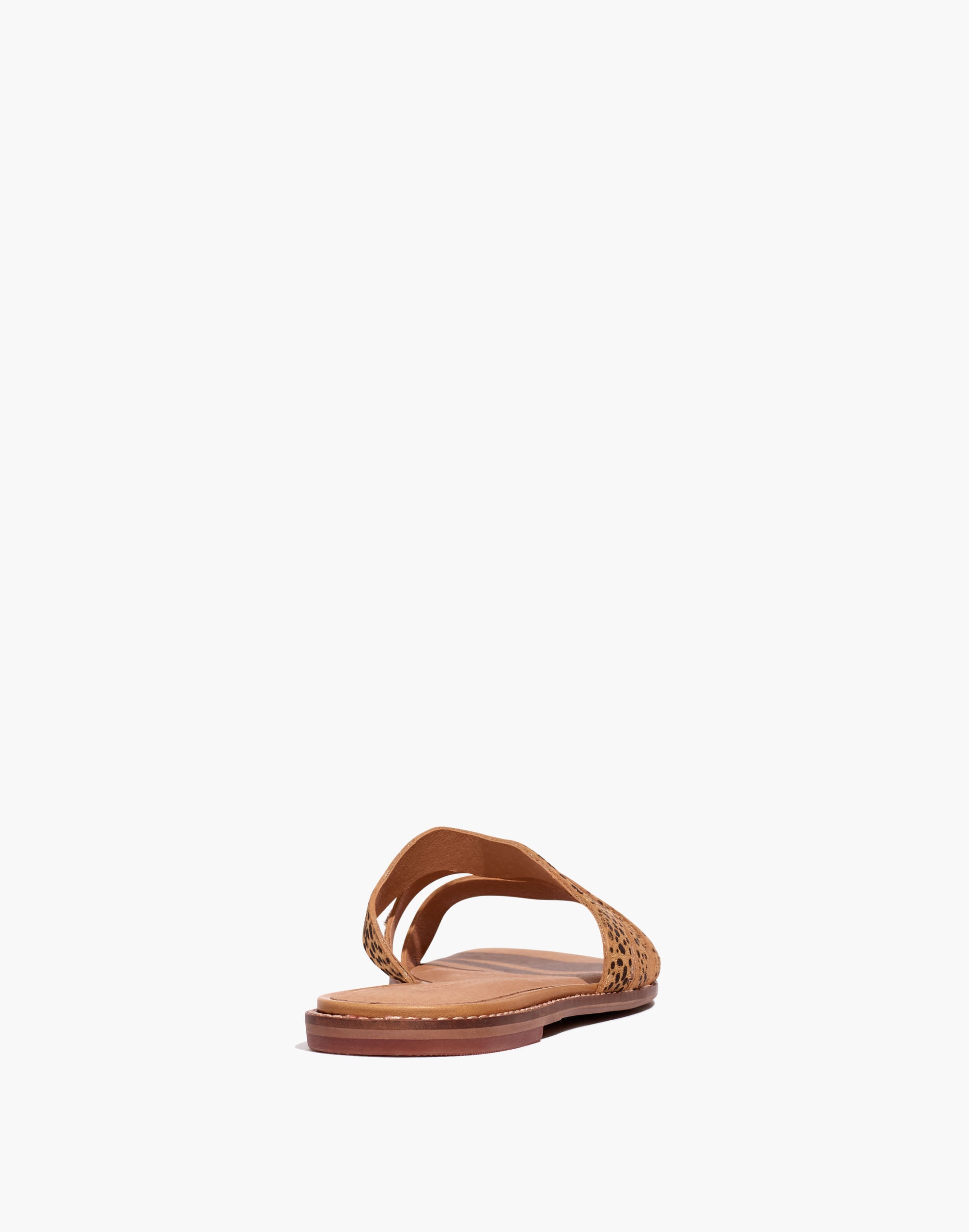 The Wave Slide Sandal Spotted Calf Hair | Madewell