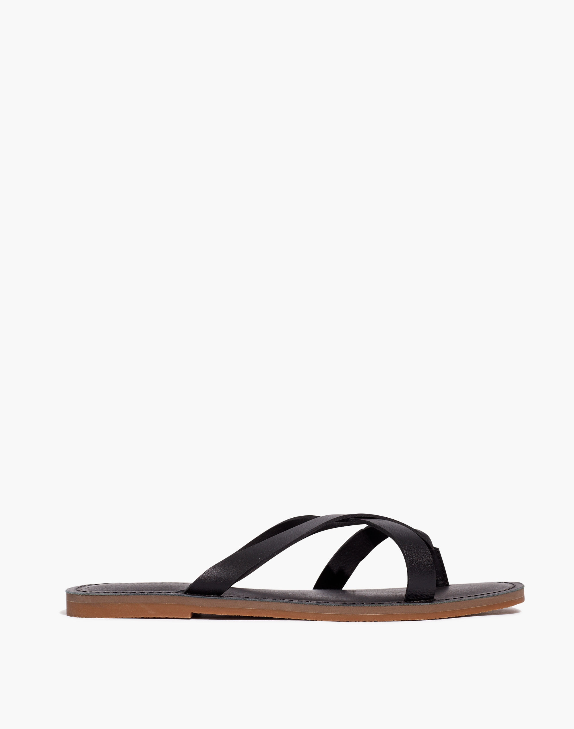 The Boardwalk Thong Sandal in Leather | Madewell