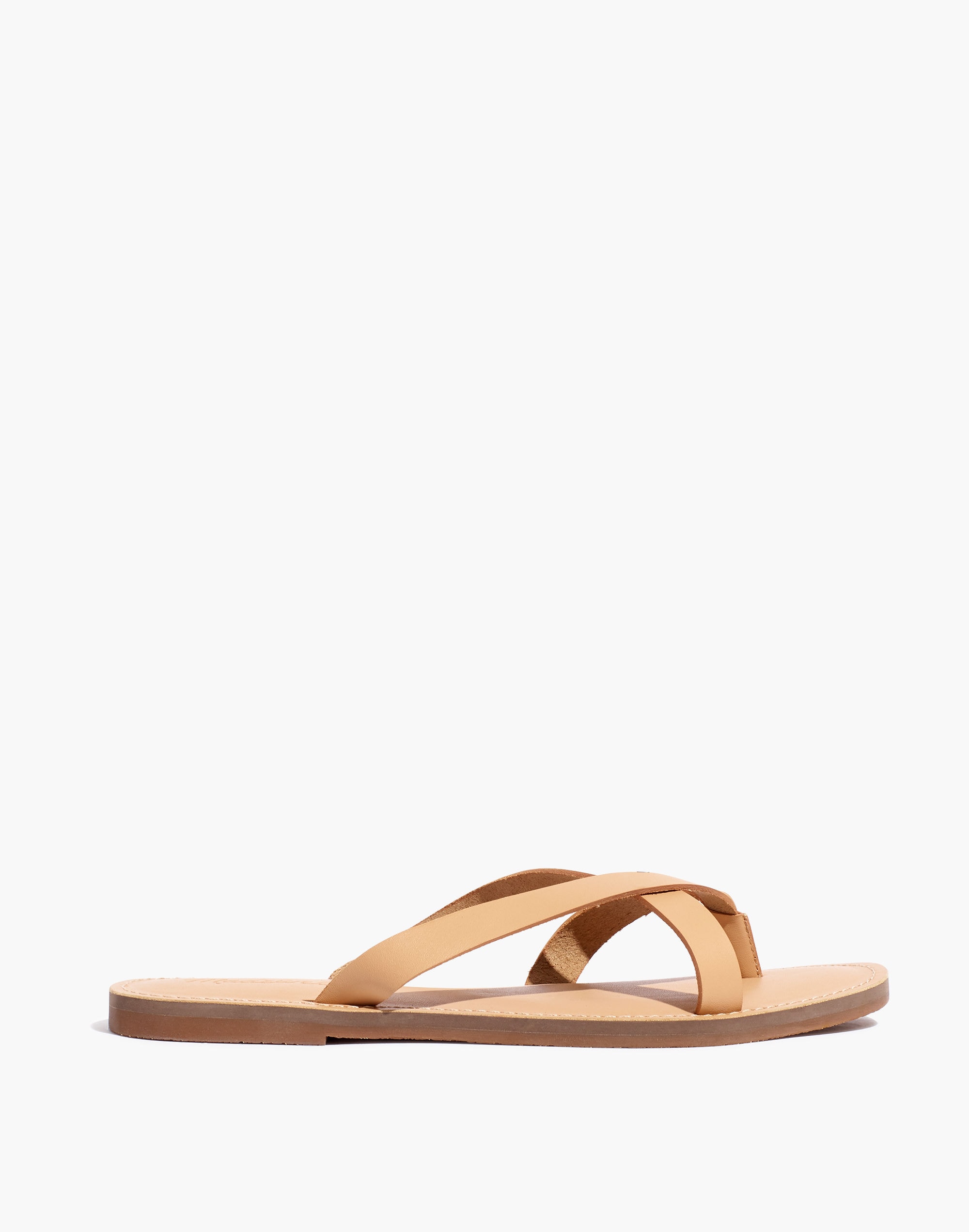 The Boardwalk Thong Sandal Leather | Madewell