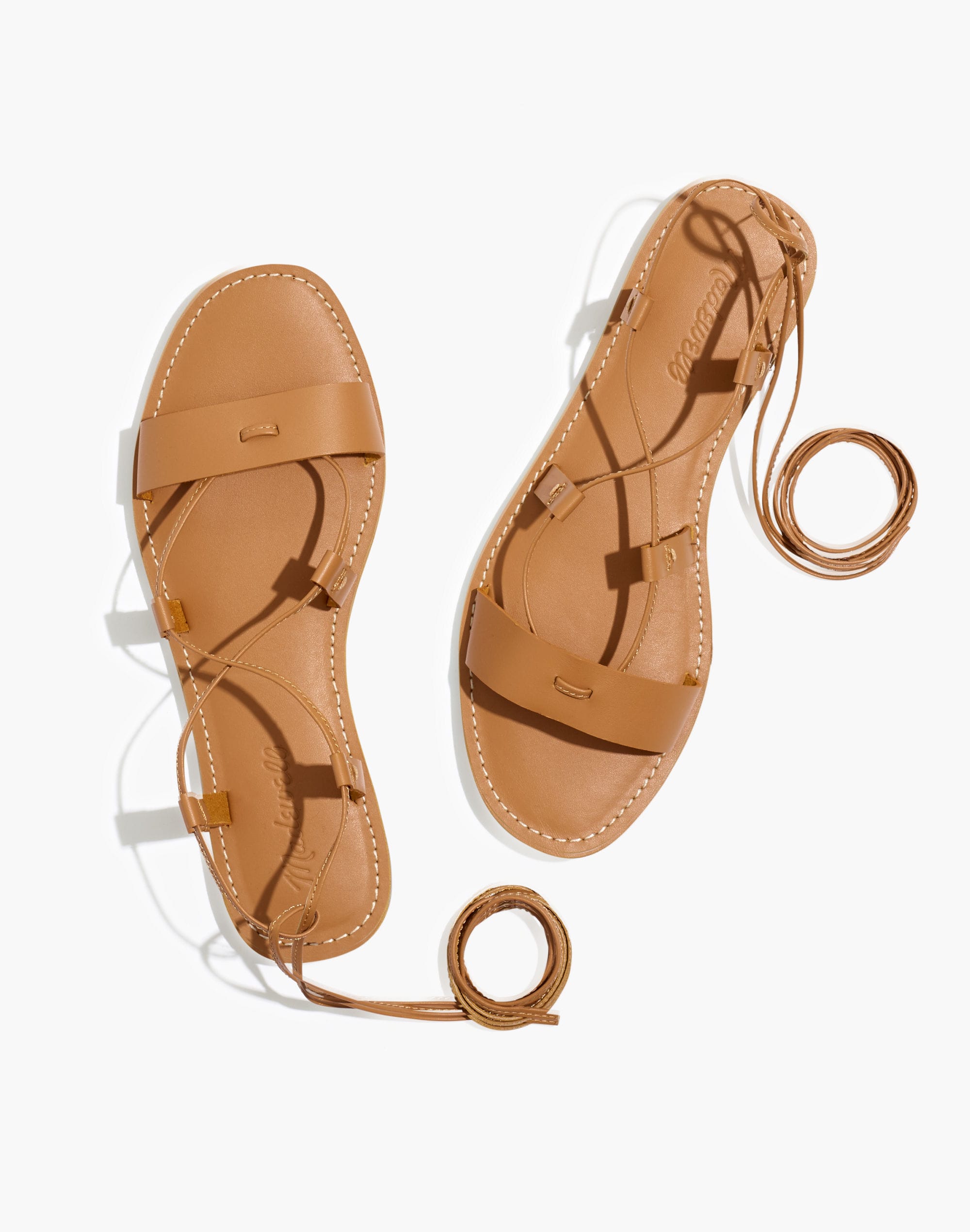 The Boardwalk Lace-Up Sandal Leather | Madewell