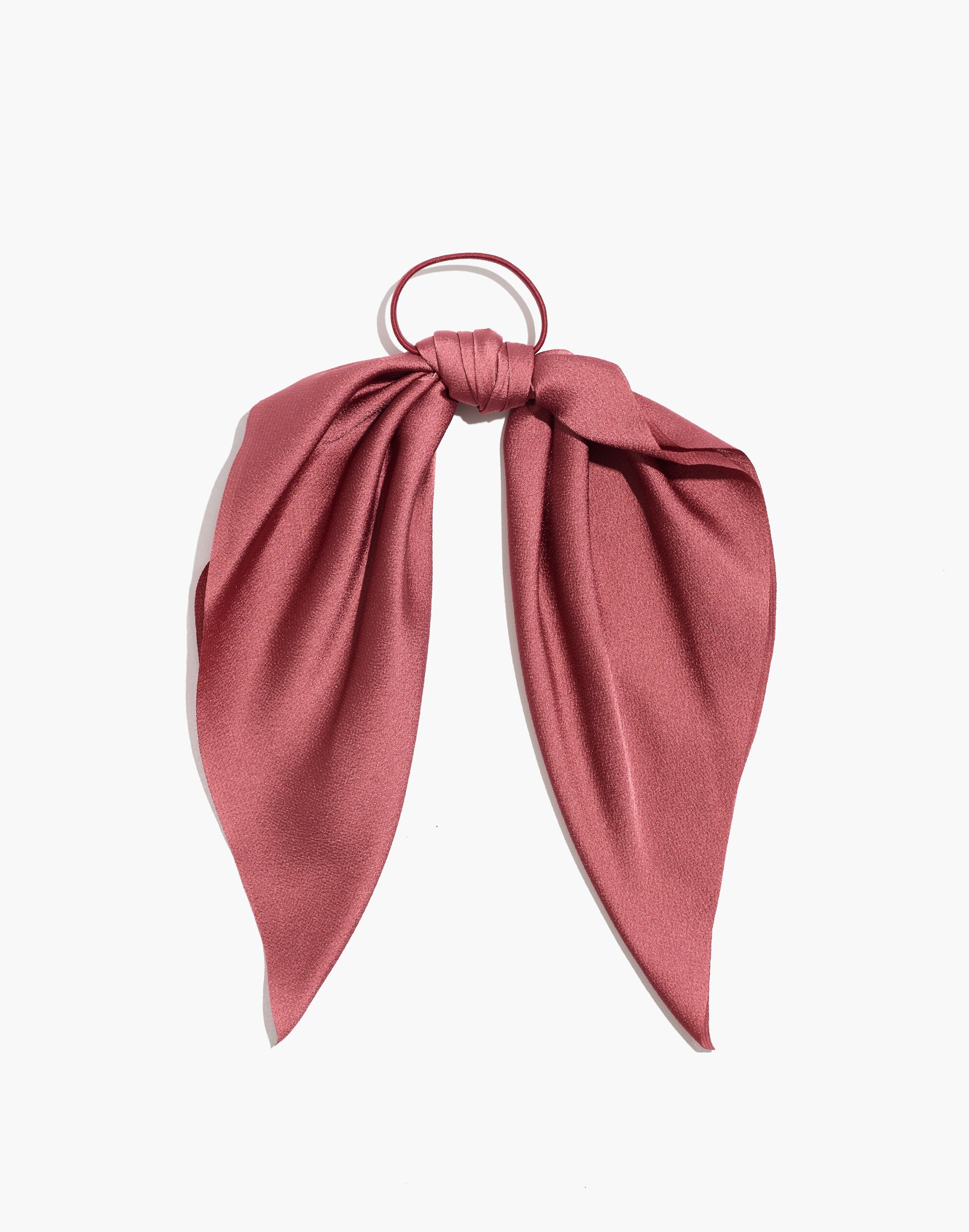 Satin Bow Hair Elastic | Madewell