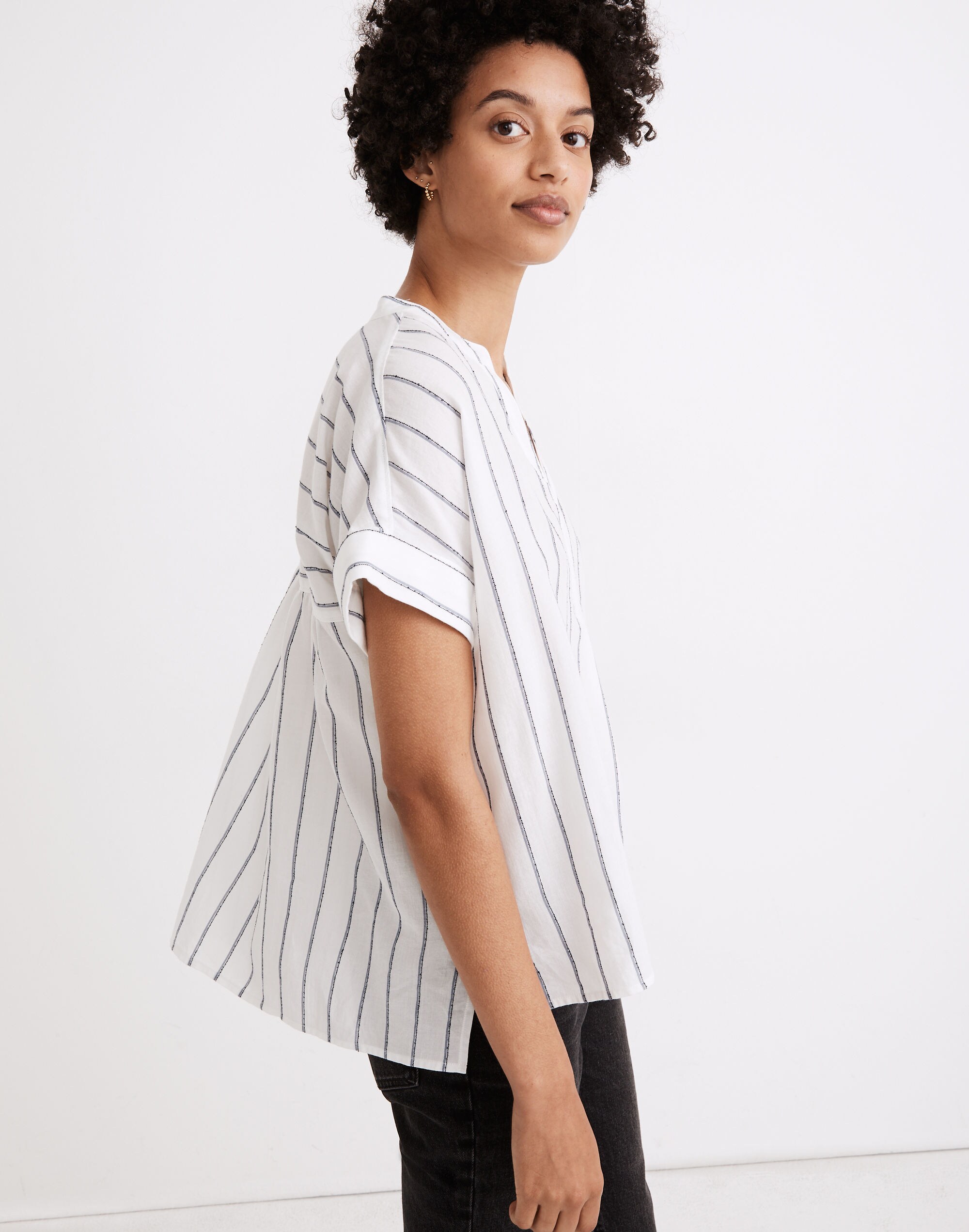 Lakeline Popover Shirt Stripe | Madewell