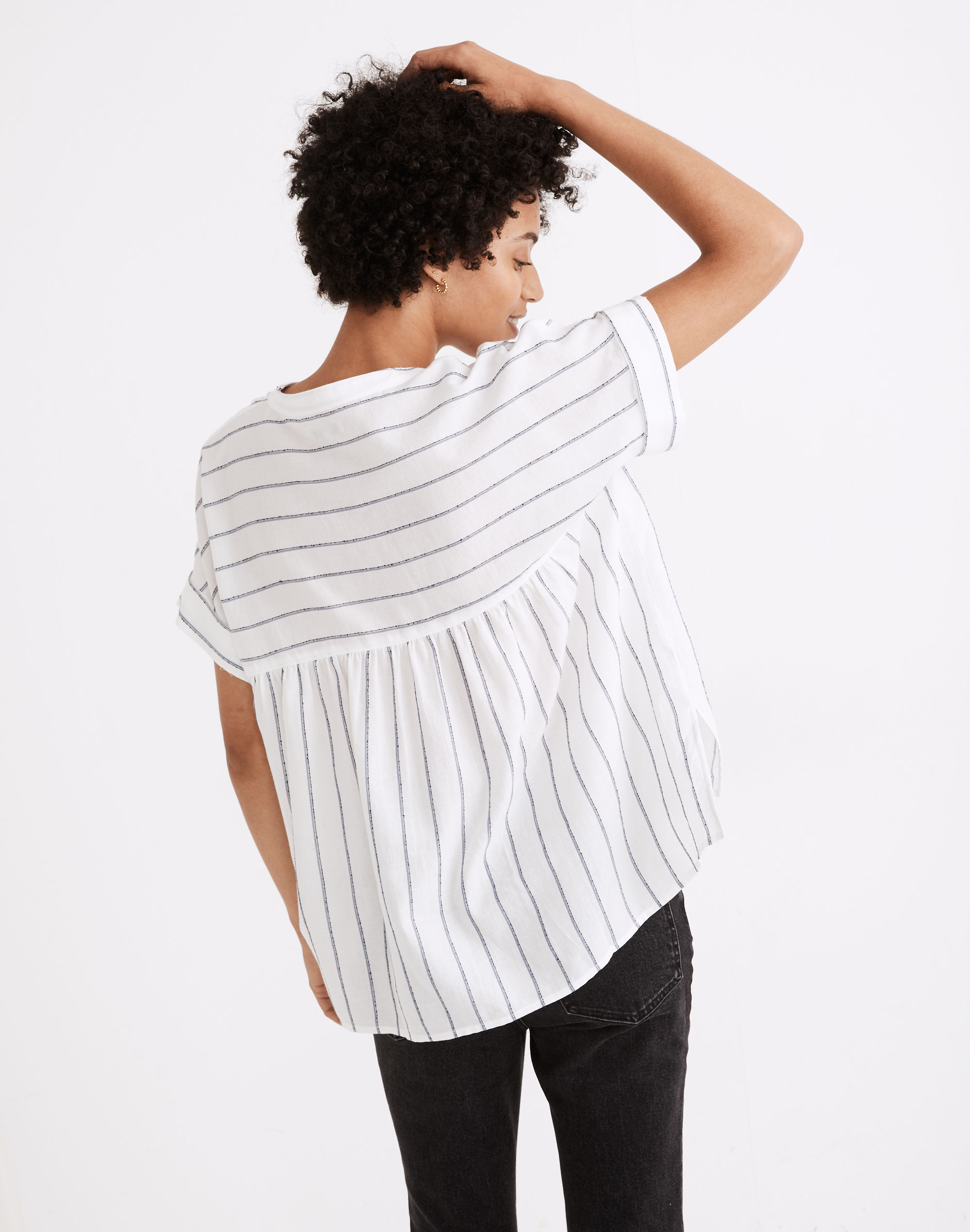 Lakeline Popover Shirt Stripe | Madewell