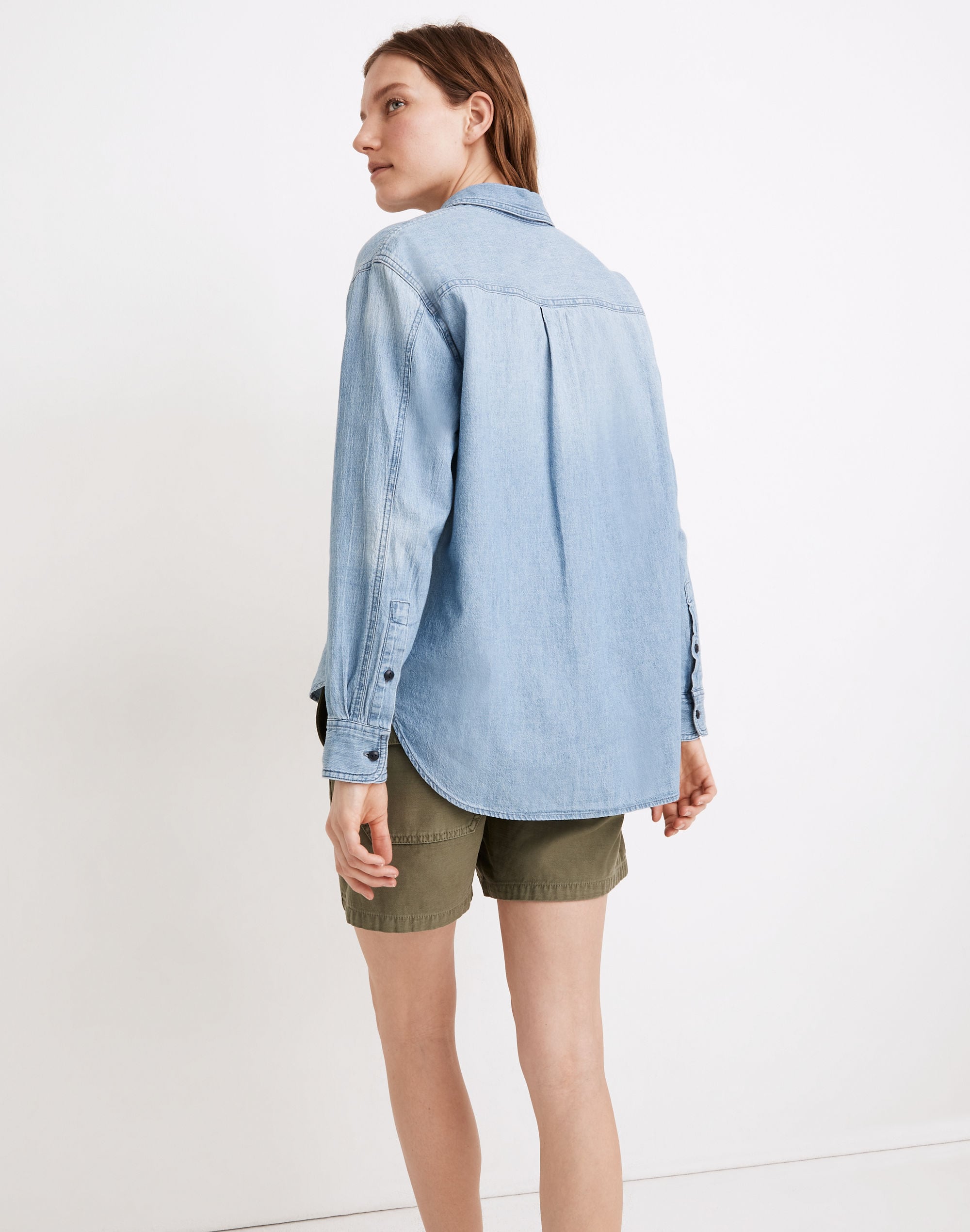 Denim Classic Ex-Boyfriend Shirt Haviland Wash | Madewell