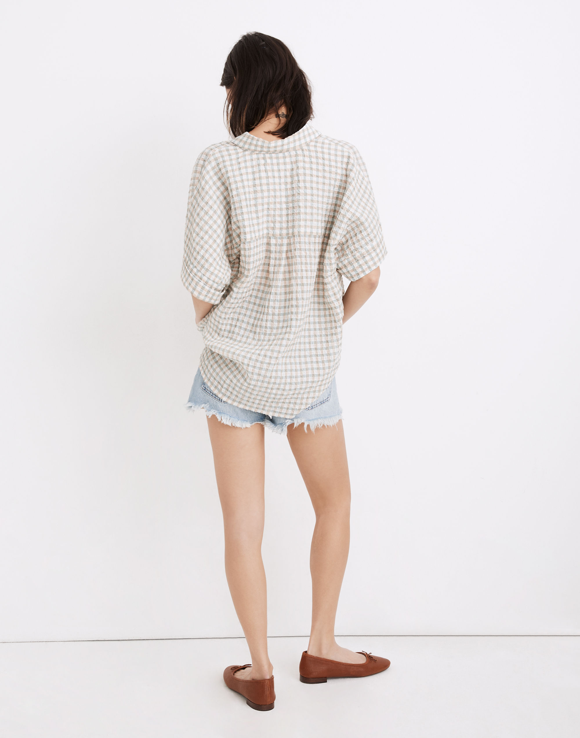 Gingham Seersucker Daily Shirt | Madewell